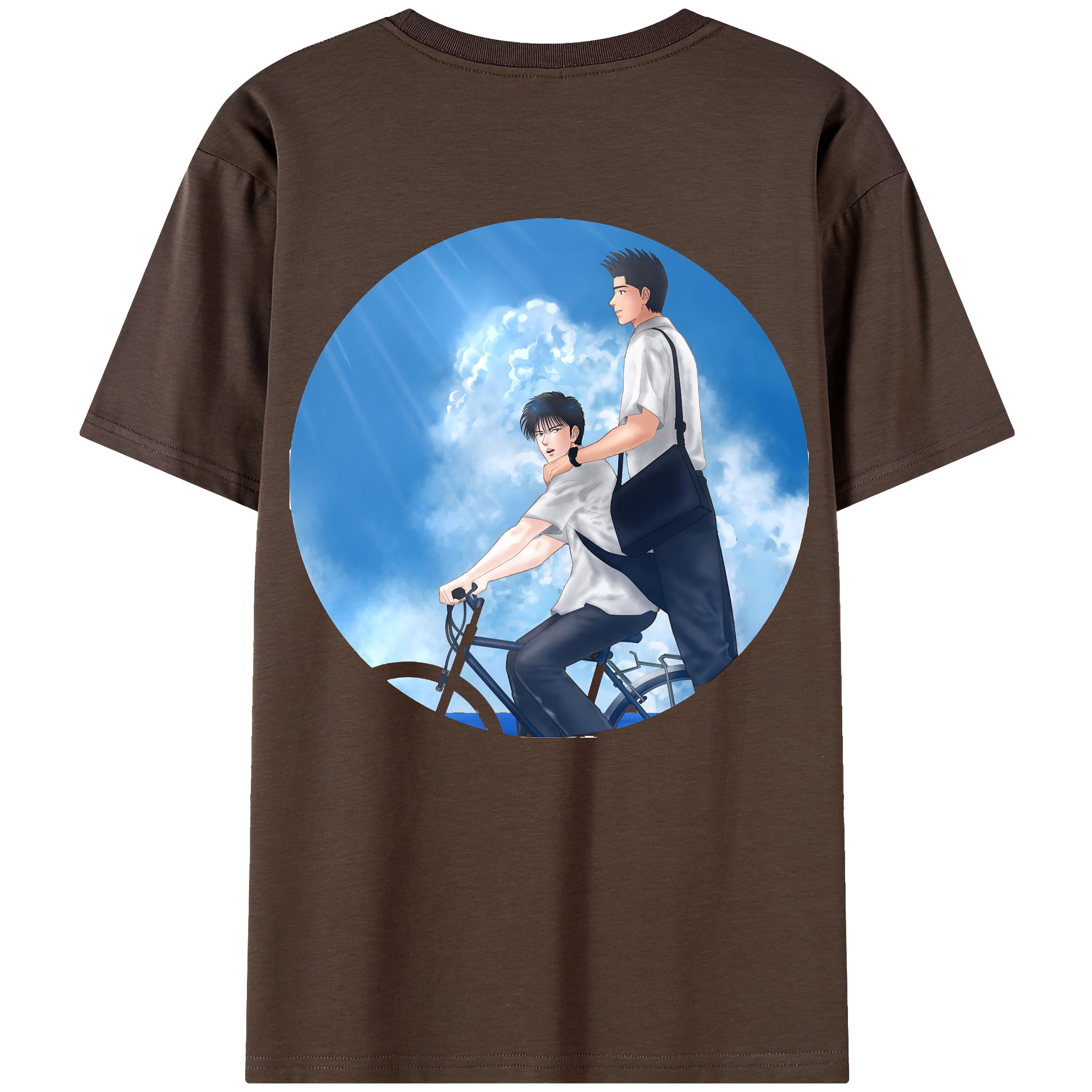 SLAM DUNK／スラムダンク 綿100％半袖Tシャツ（背面プリント）
