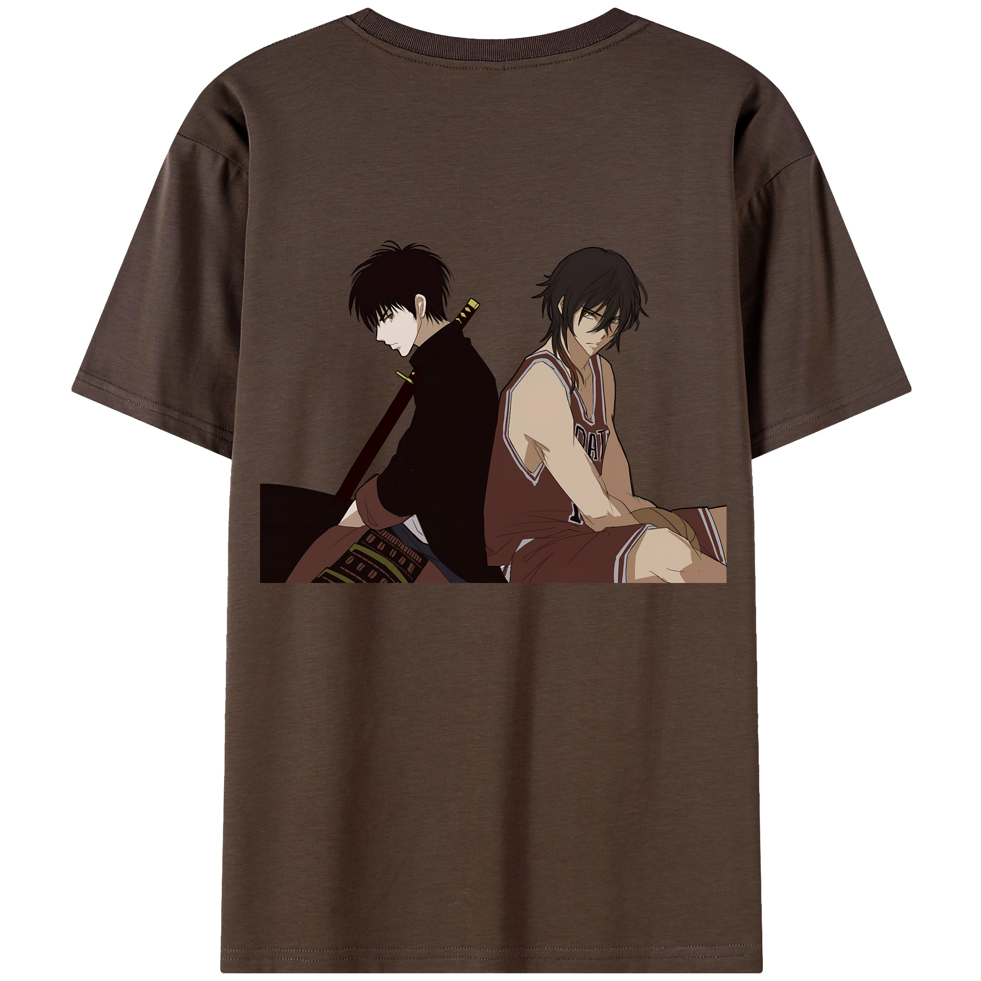 SLAM DUNK／スラムダンク 綿100％半袖Tシャツ（背面プリント）