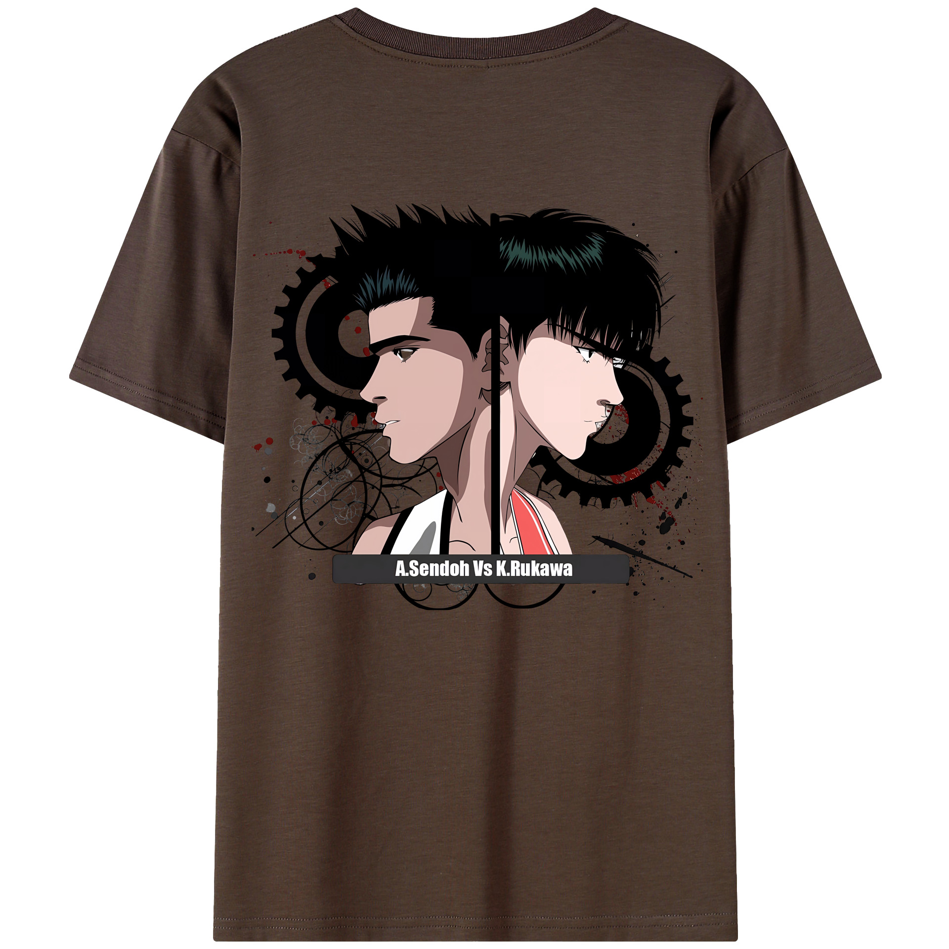 SLAM DUNK／スラムダンク 綿100％半袖Tシャツ（背面プリント）