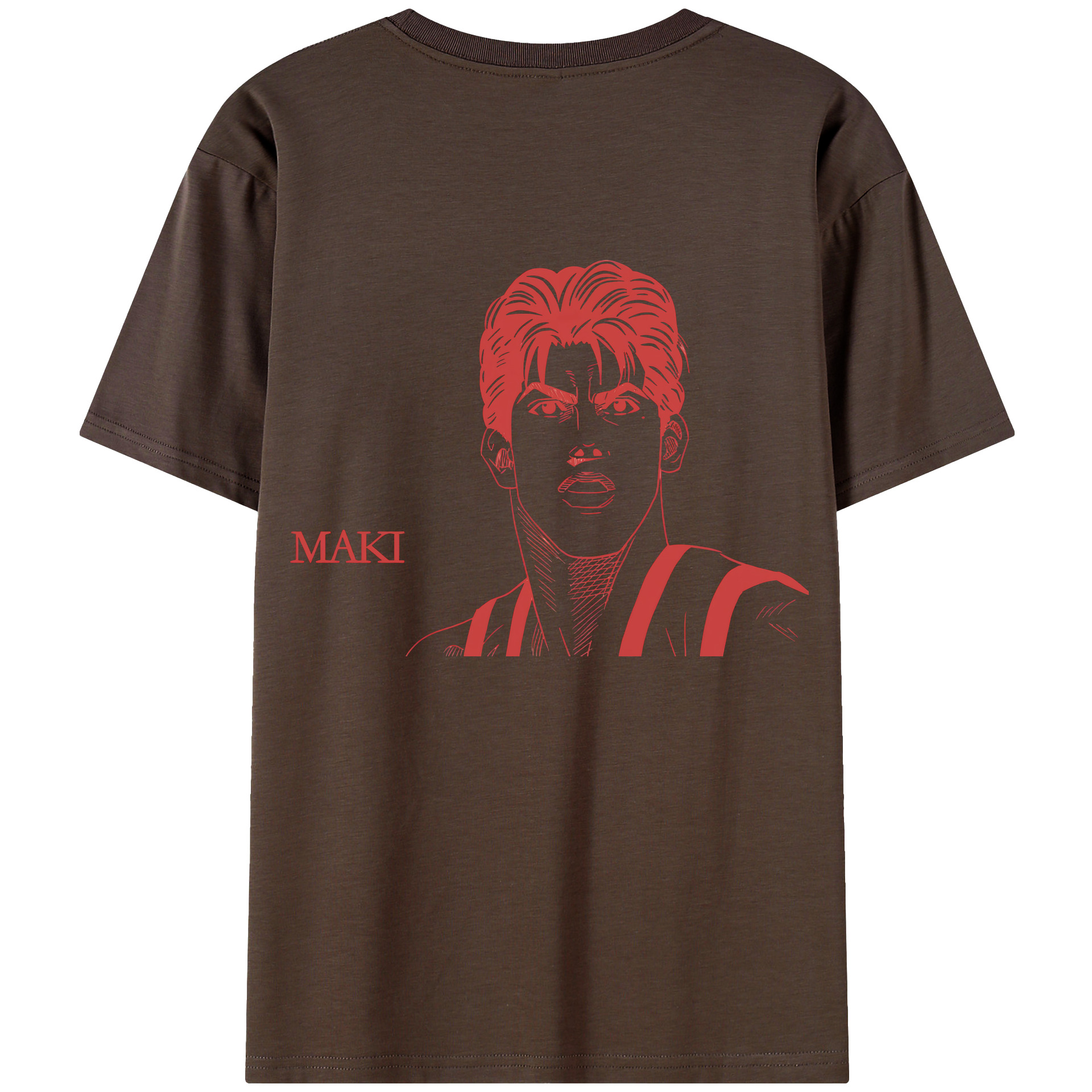 SLAM DUNK／スラムダンク 綿100％半袖Tシャツ（背面プリント）