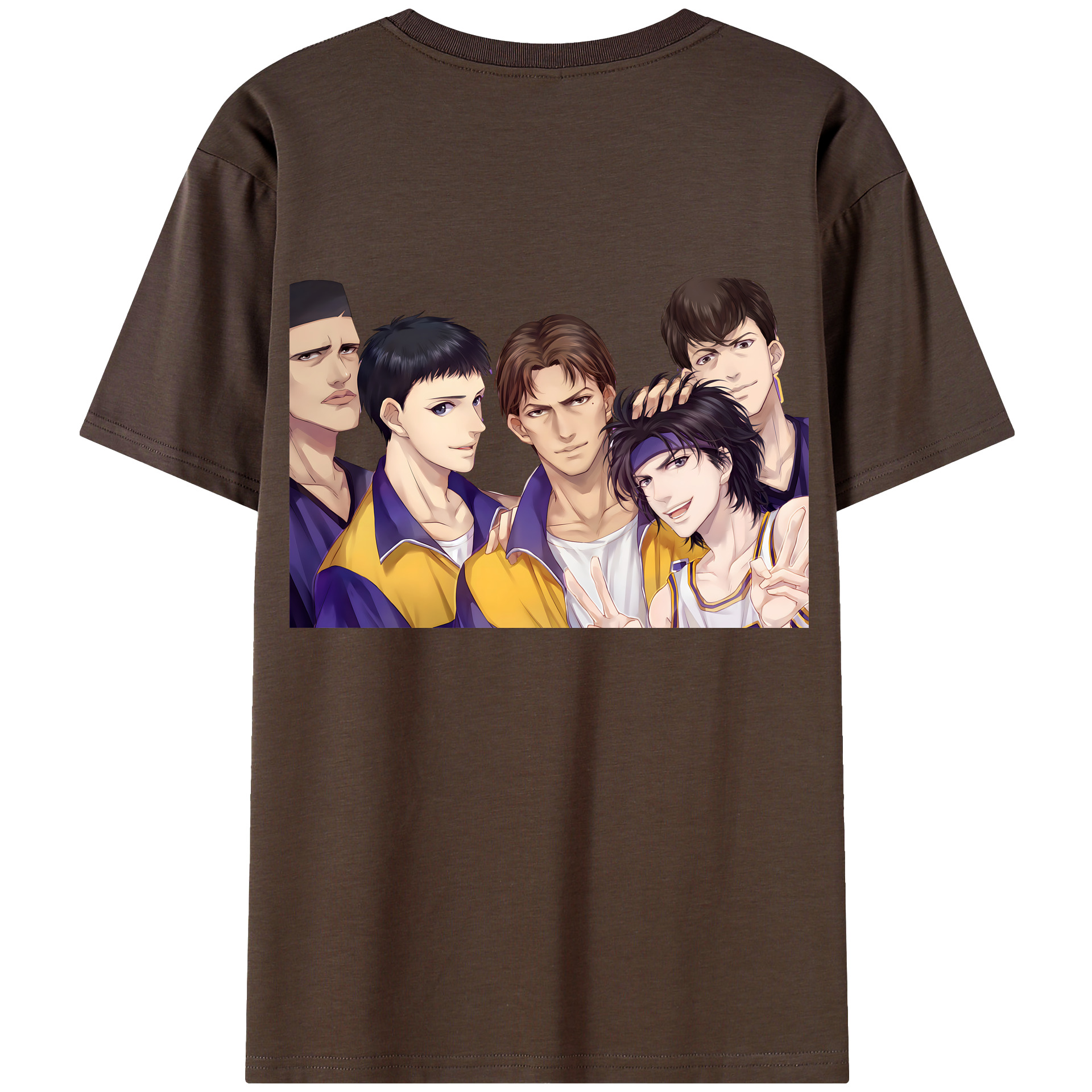 SLAM DUNK／スラムダンク 綿100％半袖Tシャツ（背面プリント）