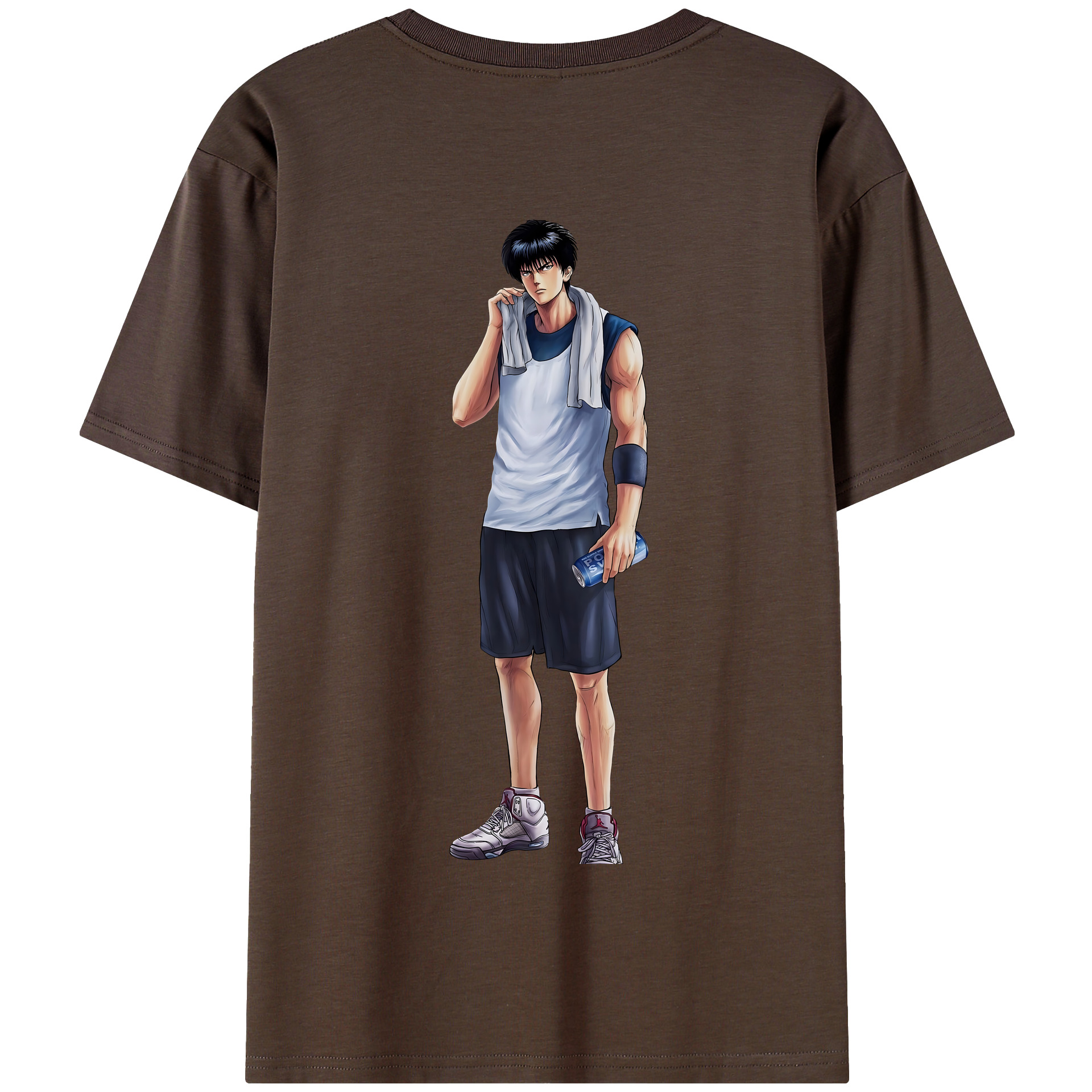 SLAM DUNK／スラムダンク 綿100％半袖Tシャツ（背面プリント）