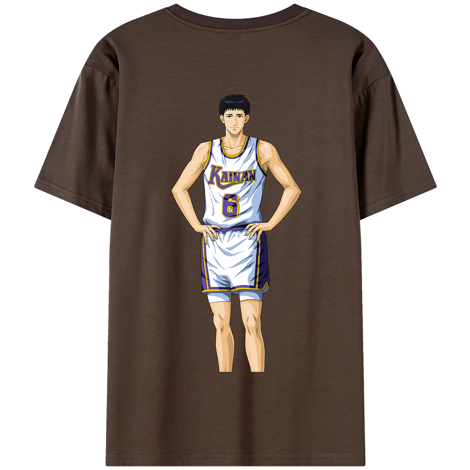 SLAM DUNK／スラムダンク 綿100％半袖Tシャツ（背面プリント）