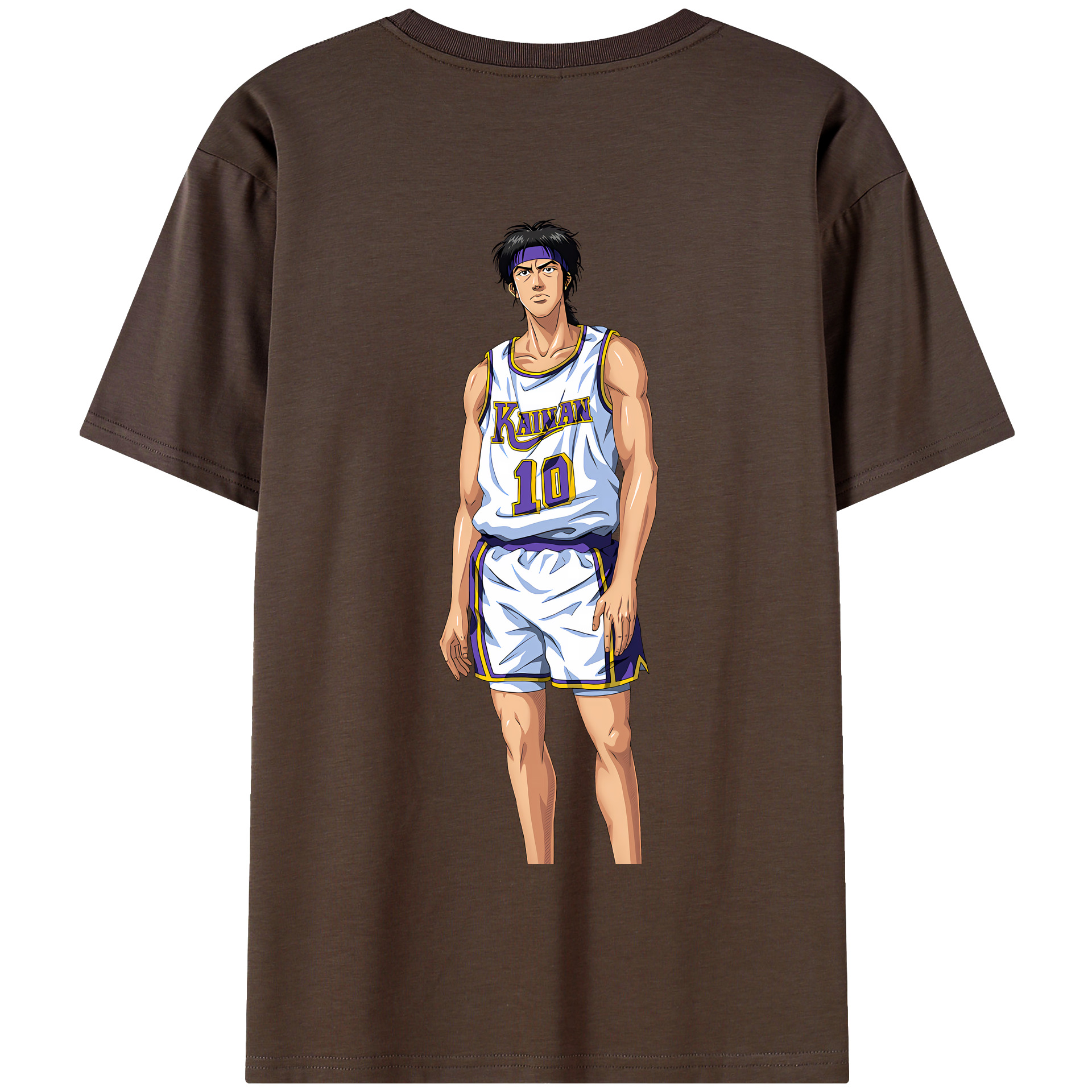 SLAM DUNK／スラムダンク 綿100％半袖Tシャツ（背面プリント）