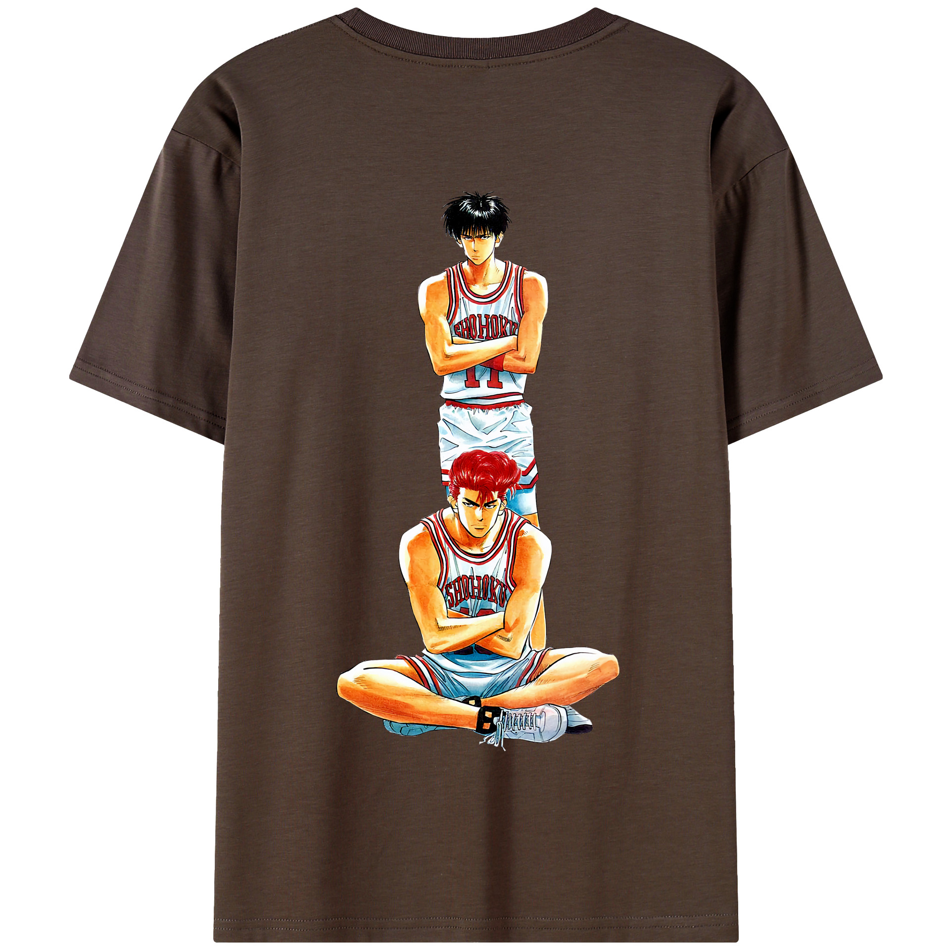 SLAM DUNK／スラムダンク 綿100％半袖Tシャツ（背面プリント）