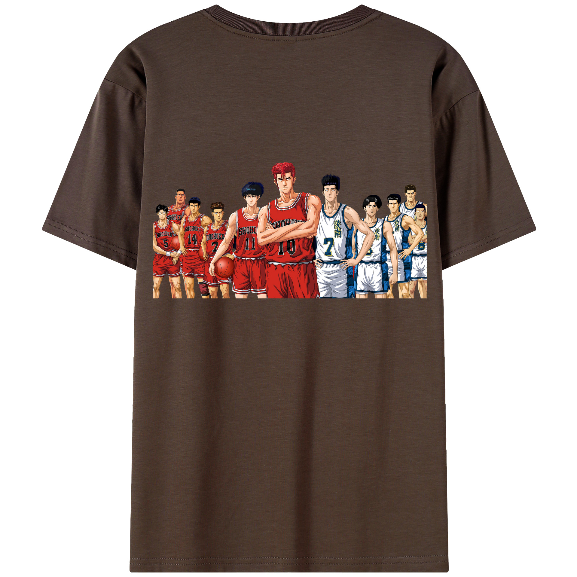 SLAM DUNK／スラムダンク 綿100％半袖Tシャツ（背面プリント）