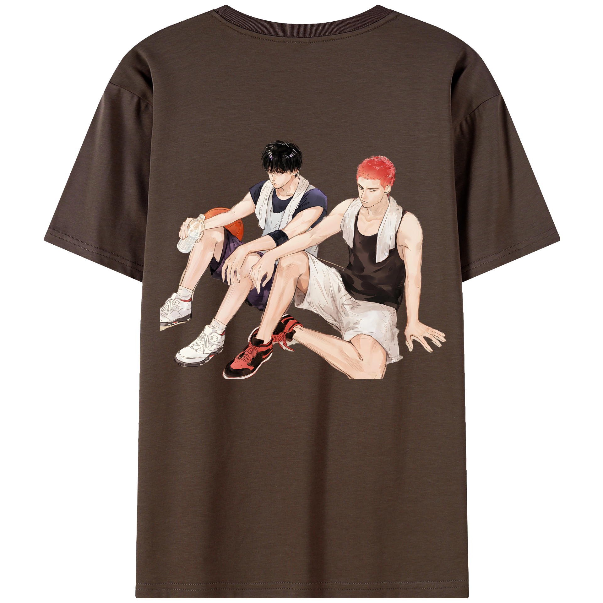 SLAM DUNK／スラムダンク 綿100％半袖Tシャツ（背面プリント）