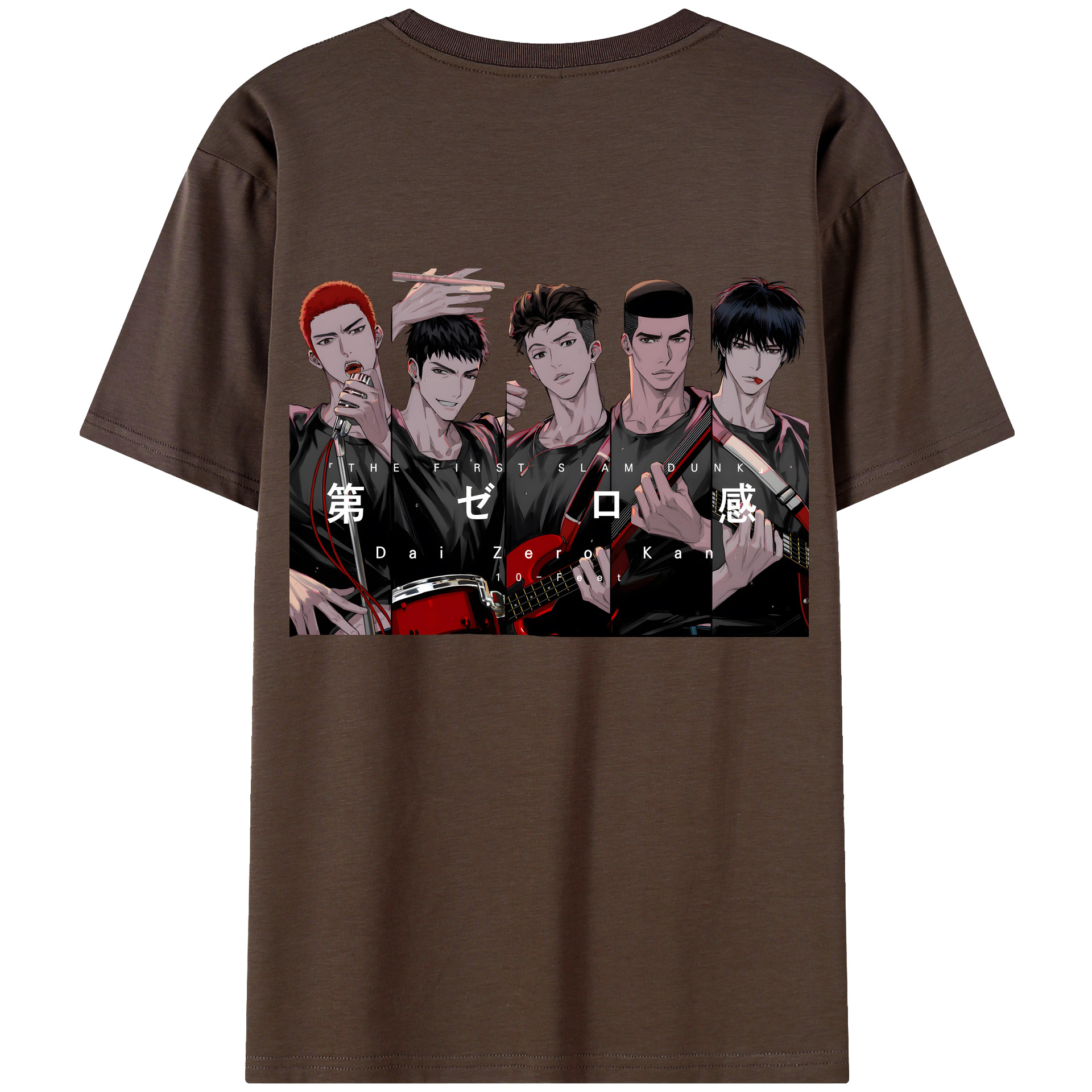 SLAM DUNK／スラムダンク 綿100％半袖Tシャツ（背面プリント）
