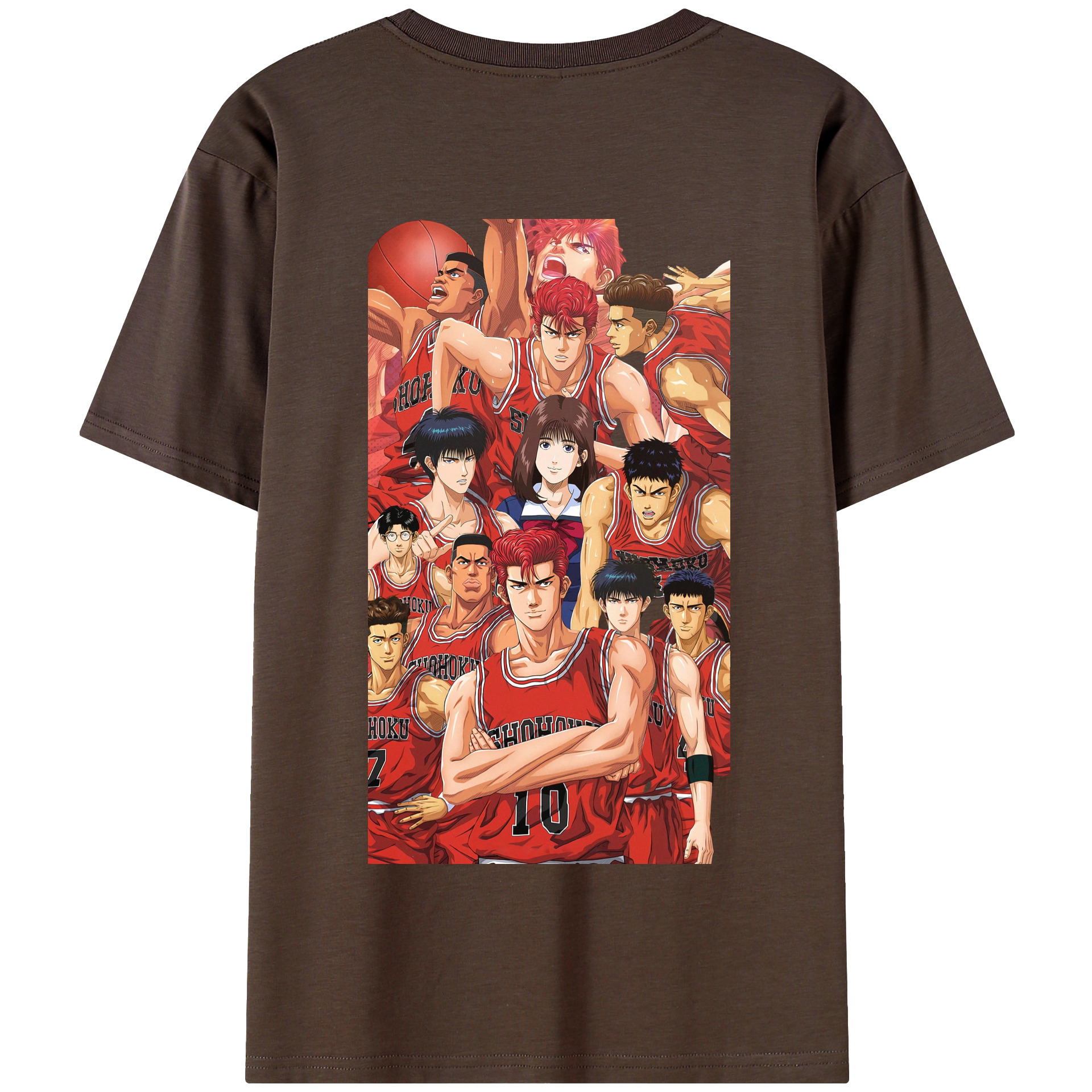 SLAM DUNK／スラムダンク 綿100％半袖Tシャツ（背面プリント）