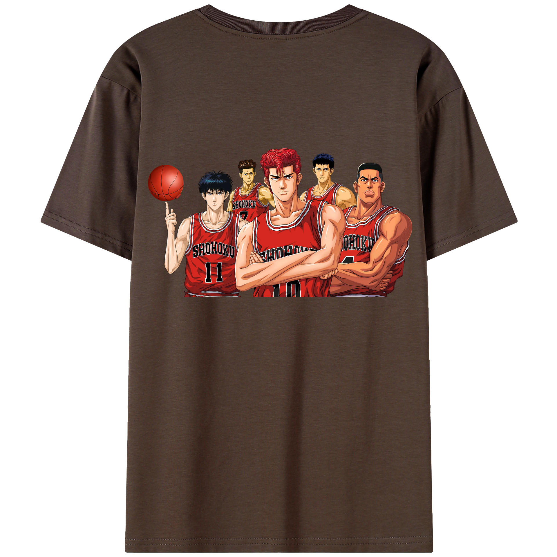SLAM DUNK／スラムダンク 綿100％半袖Tシャツ（背面プリント）