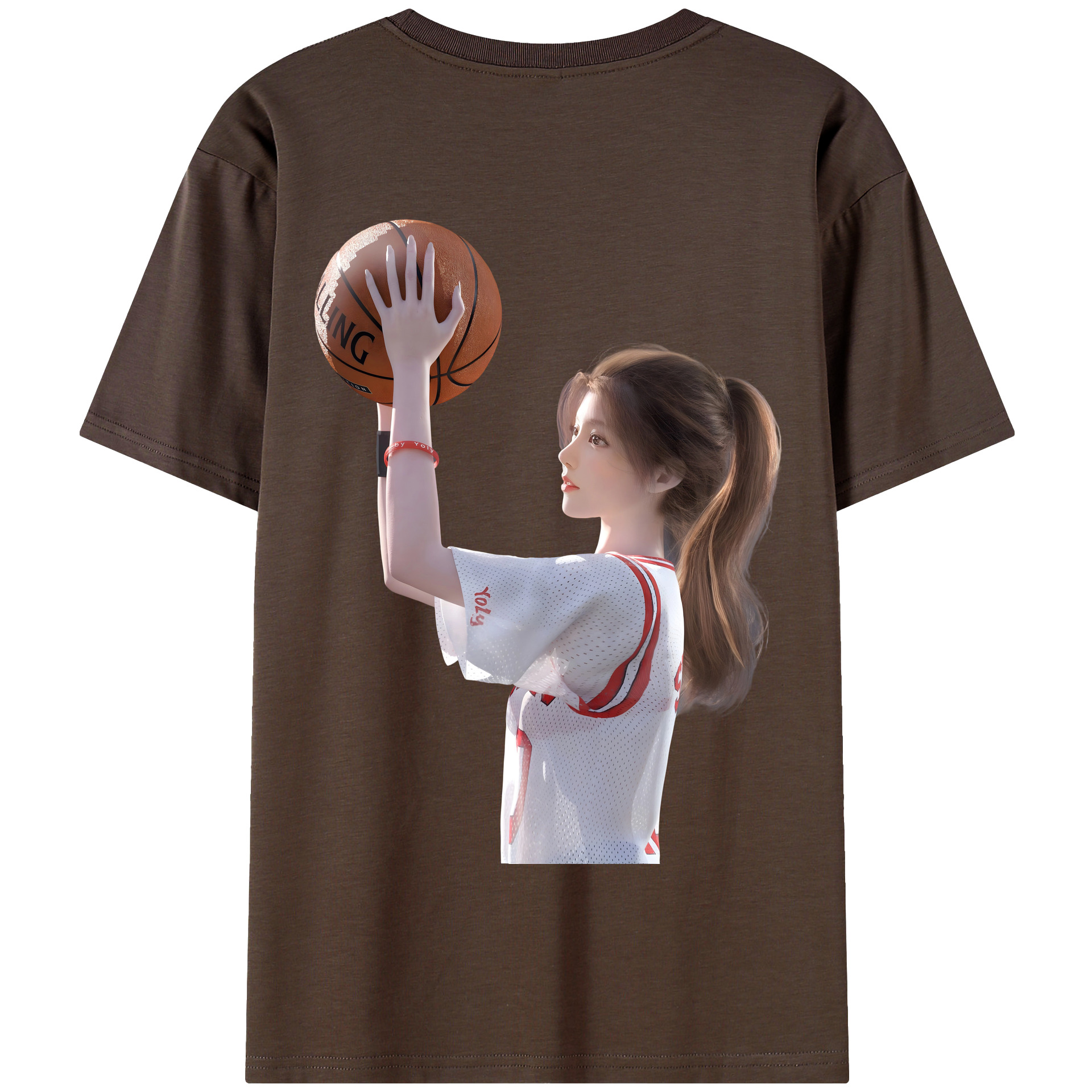 SLAM DUNK／スラムダンク 綿100％半袖Tシャツ（背面プリント）