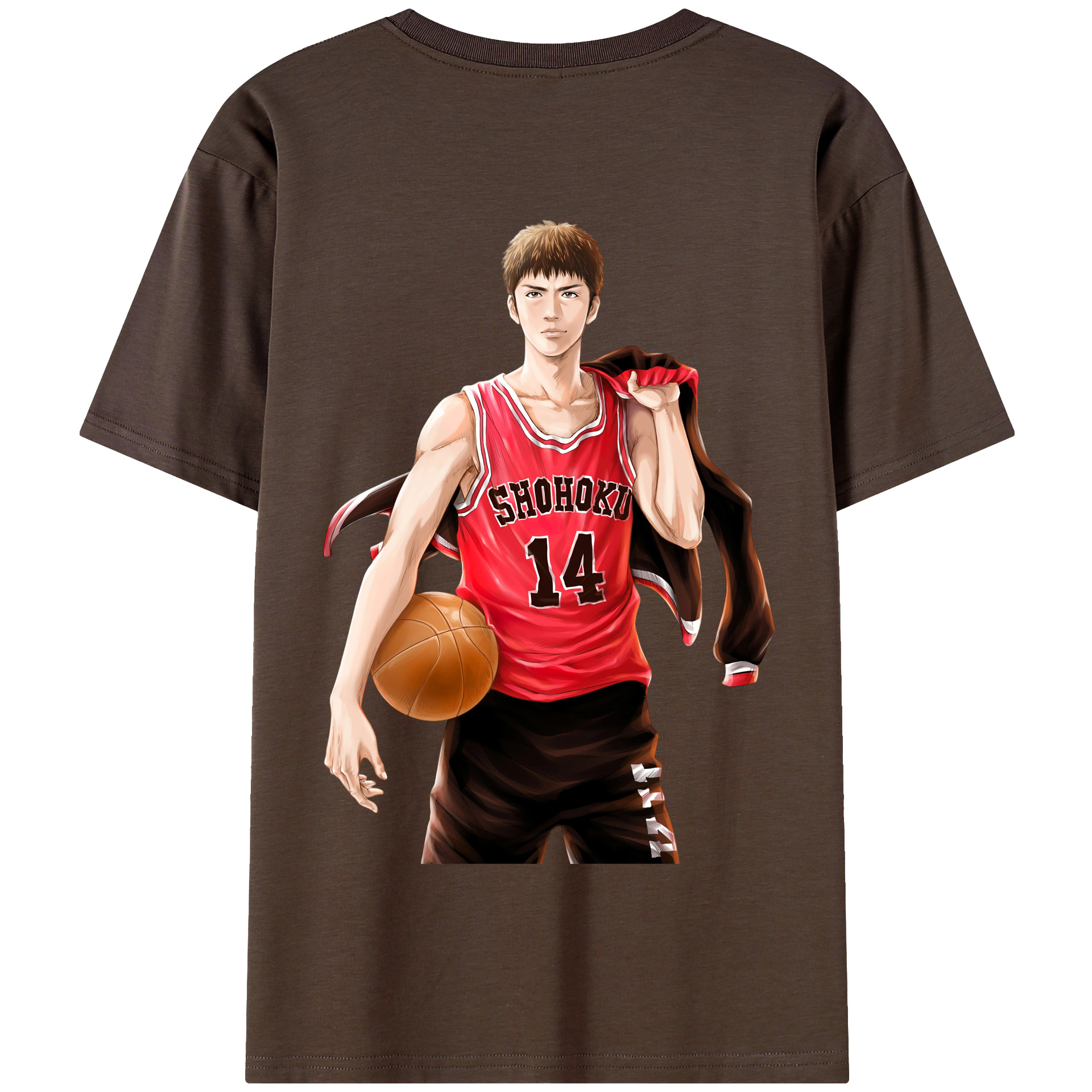SLAM DUNK／スラムダンク 綿100％半袖Tシャツ（背面プリント）