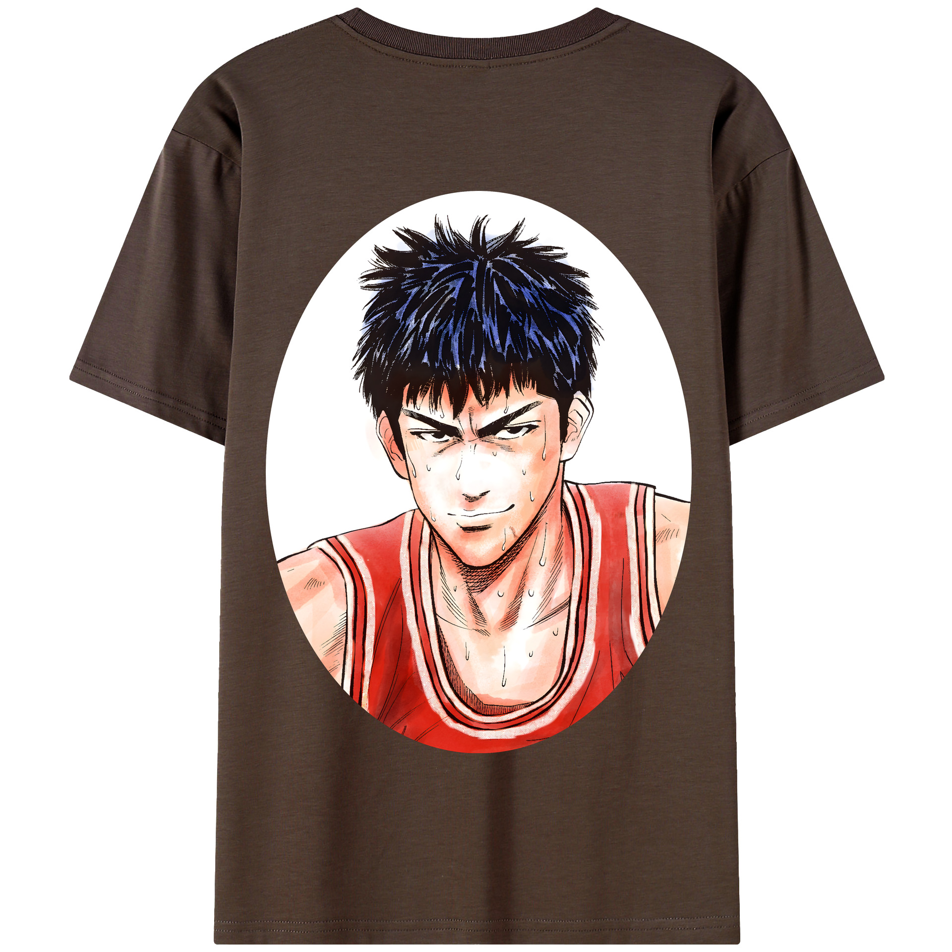 SLAM DUNK／スラムダンク 綿100％半袖Tシャツ（背面プリント）