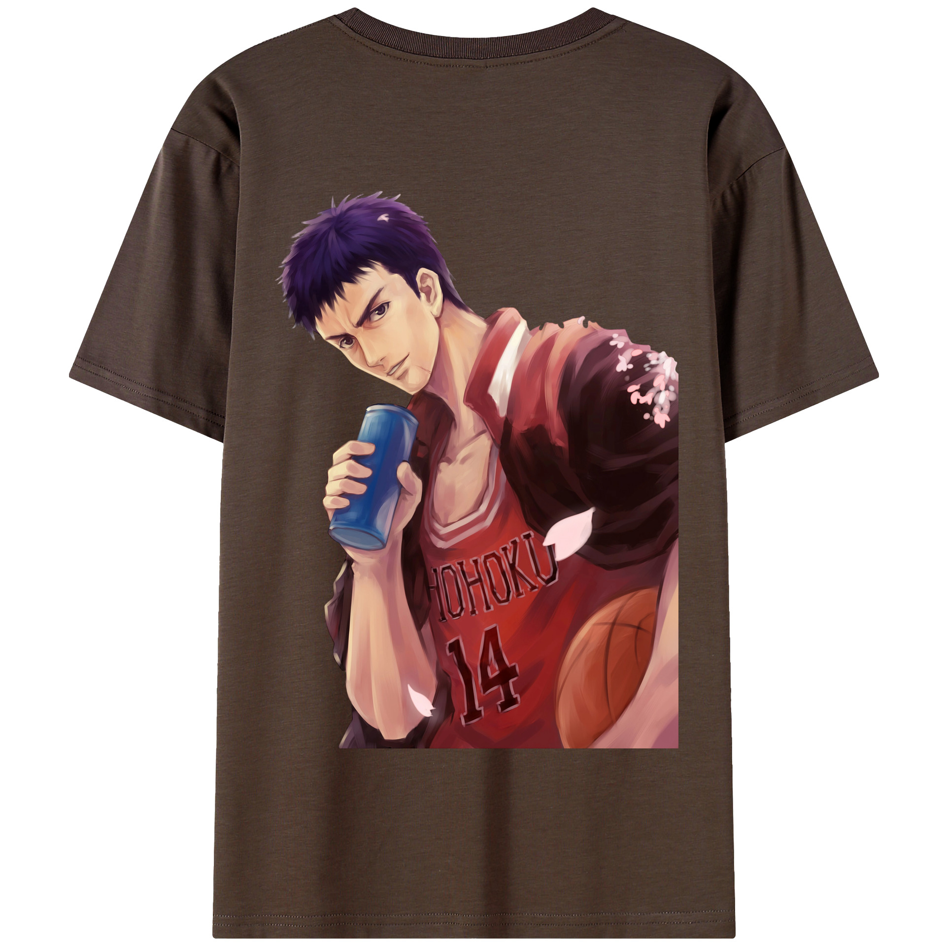 SLAM DUNK／スラムダンク 綿100％半袖Tシャツ（背面プリント）