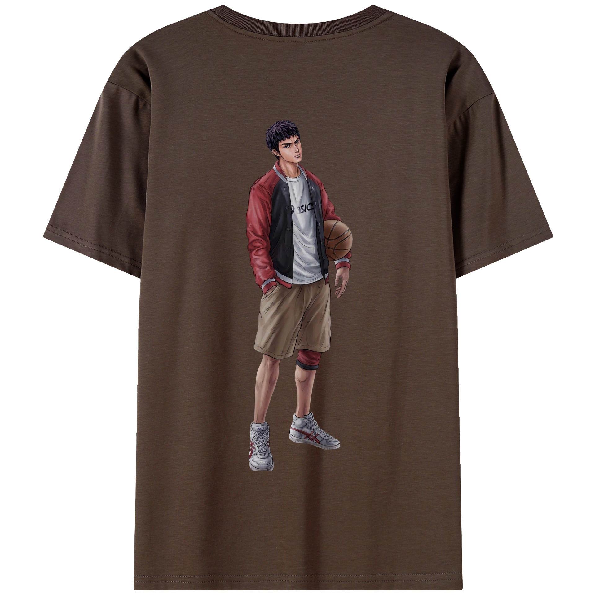 SLAM DUNK／スラムダンク 綿100％半袖Tシャツ（背面プリント）