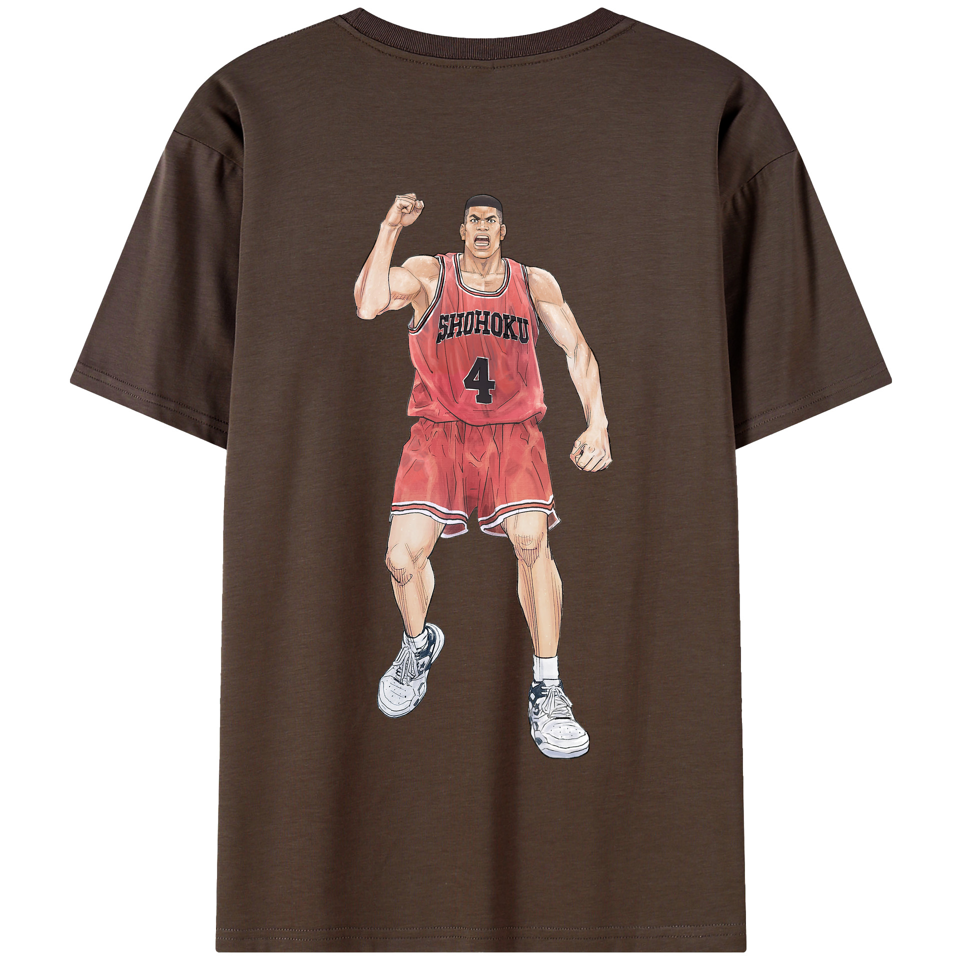 SLAM DUNK／スラムダンク 綿100％半袖Tシャツ（背面プリント）