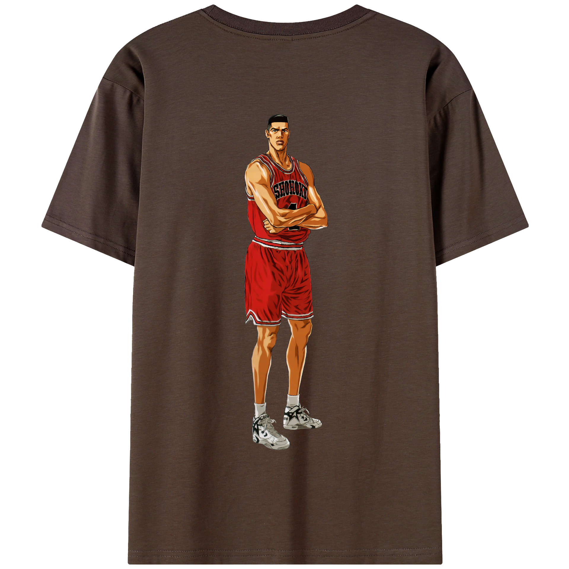 SLAM DUNK／スラムダンク 綿100％半袖Tシャツ（背面プリント）