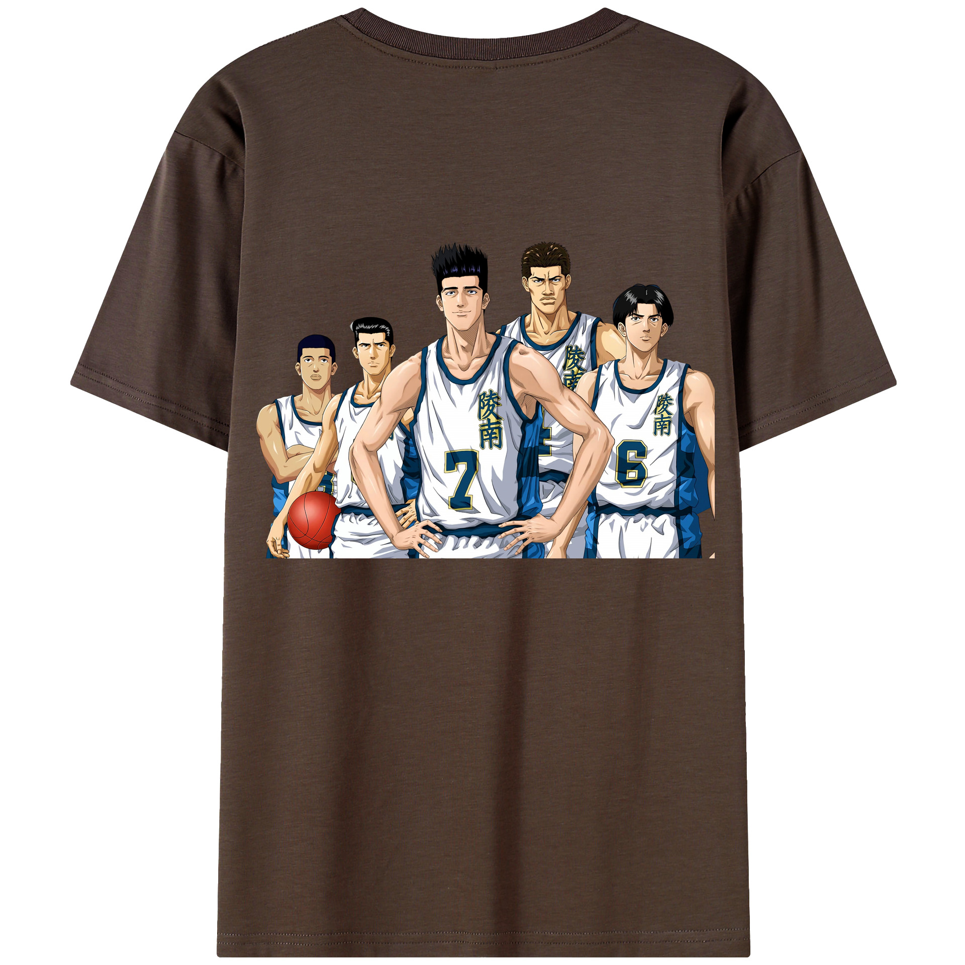 SLAM DUNK／スラムダンク 綿100％半袖Tシャツ（背面プリント）