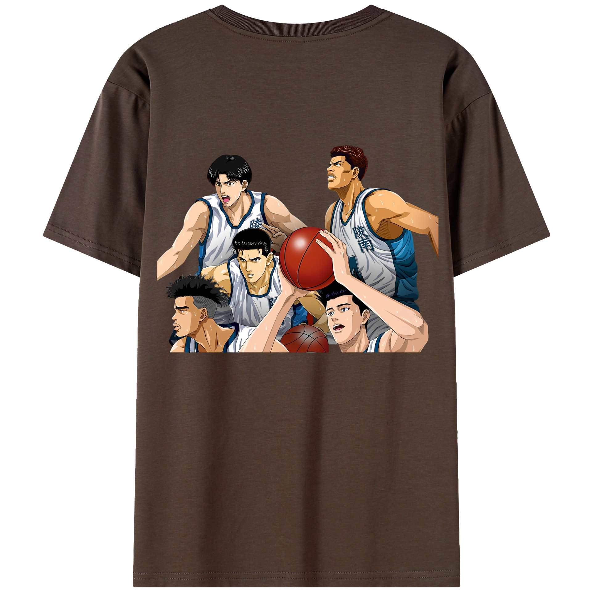 SLAM DUNK／スラムダンク 綿100％半袖Tシャツ（背面プリント）