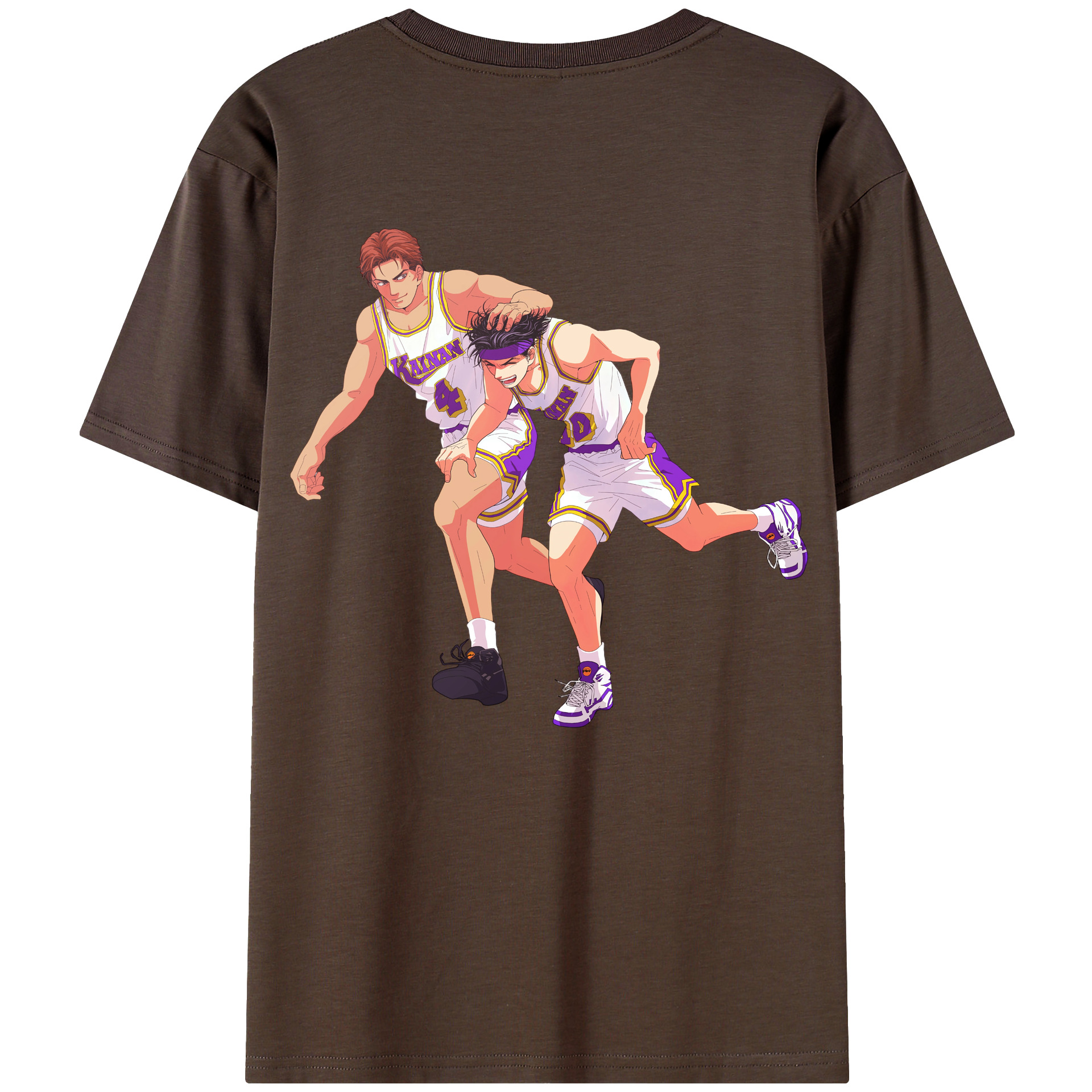 SLAM DUNK／スラムダンク 綿100％半袖Tシャツ（背面プリント）