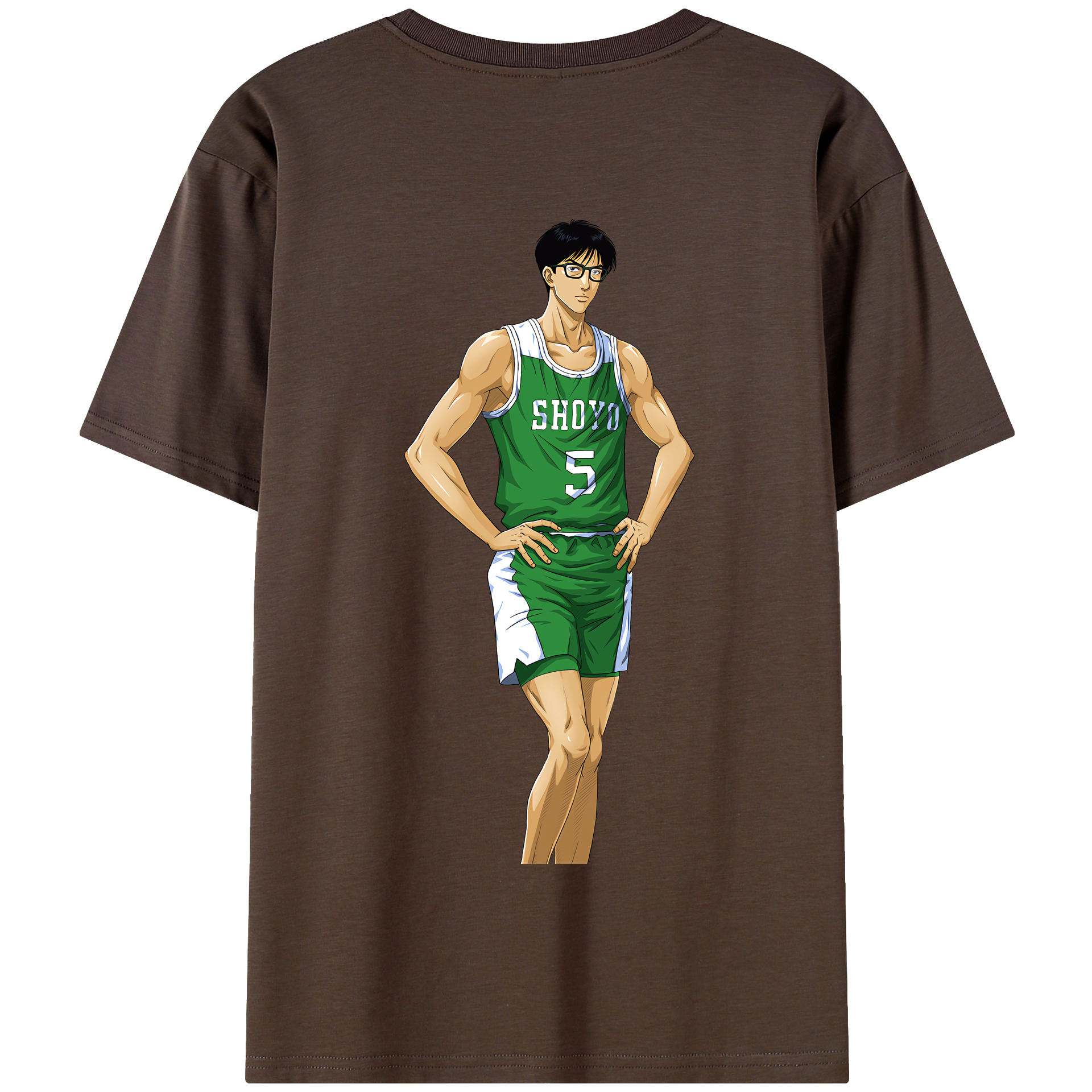 SLAM DUNK／スラムダンク 綿100％半袖Tシャツ（背面プリント）