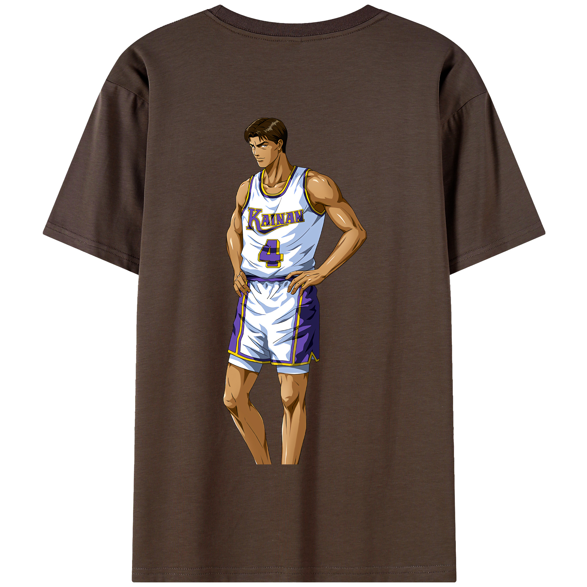 （画像用） SLAM DUNK／スラムダンク 綿100％半袖Tシャツ（背面プリント）