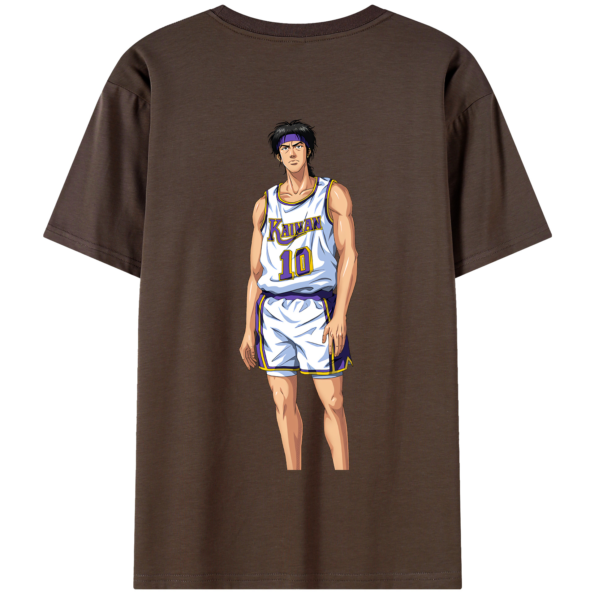SLAM DUNK／スラムダンク 綿100％半袖Tシャツ（背面プリント）