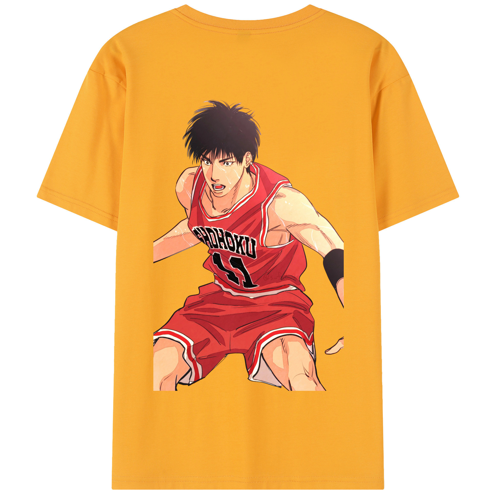 SLAM DUNK／スラムダンク 綿100％半袖Tシャツ（背面プリント）