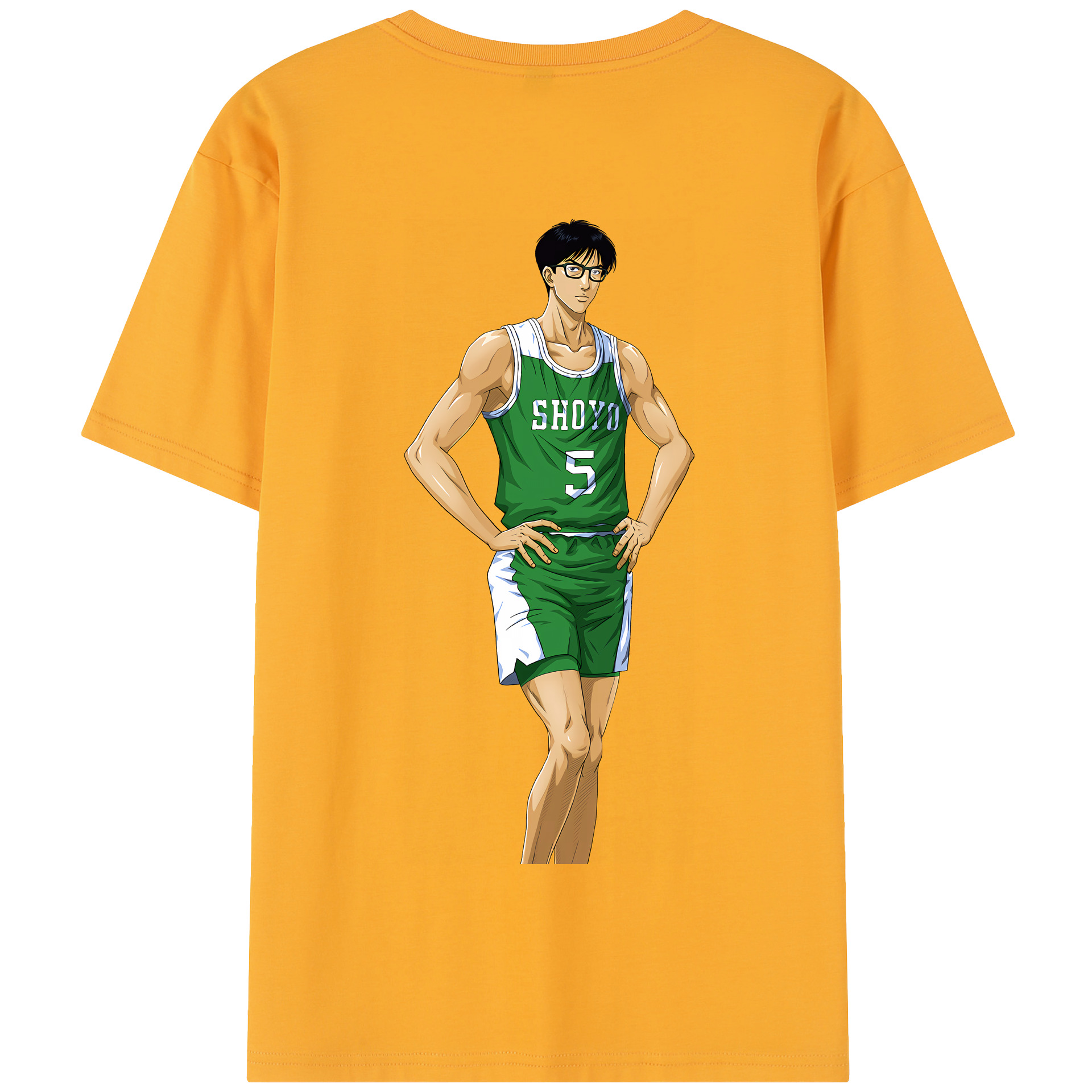 SLAM DUNK／スラムダンク 綿100％半袖Tシャツ（背面プリント）