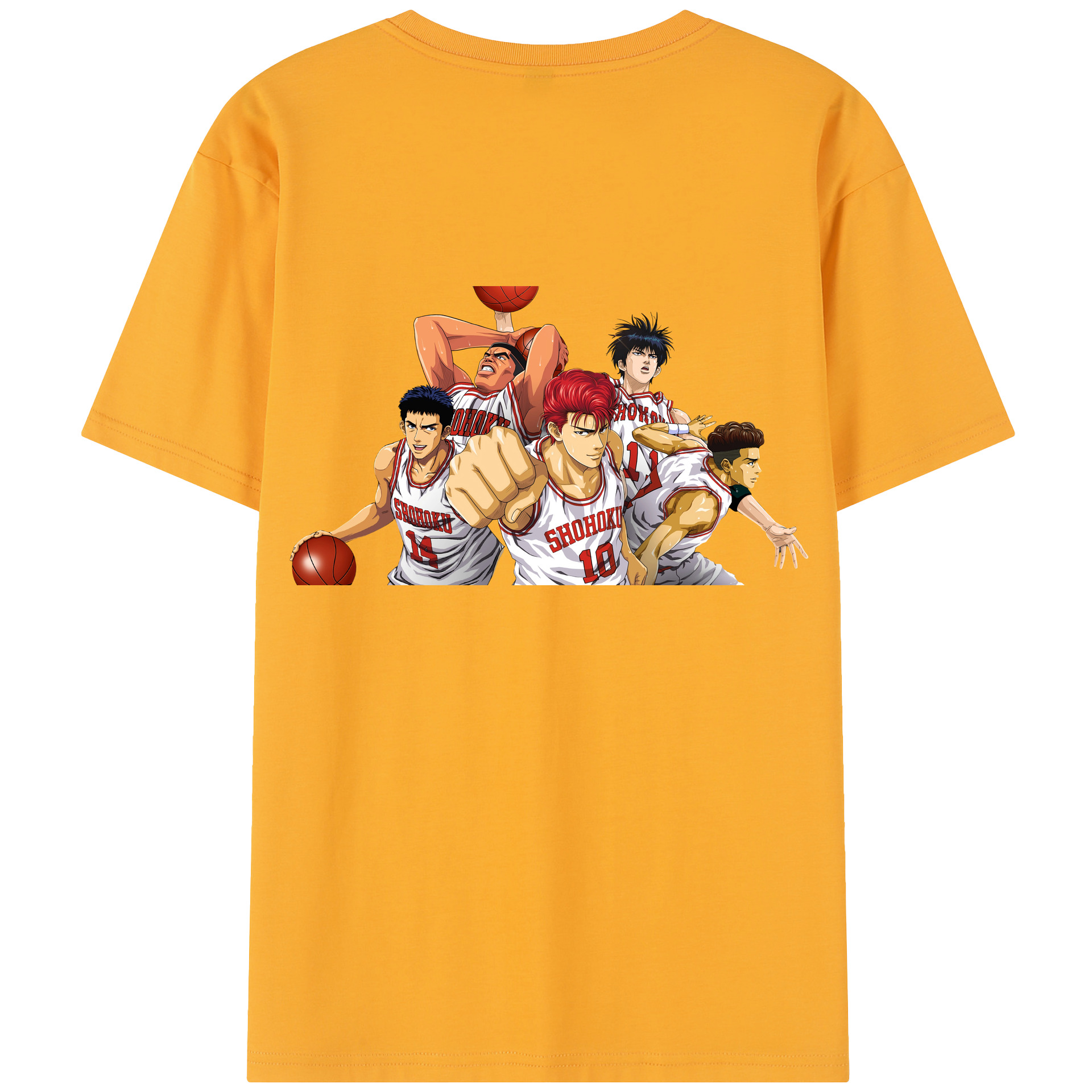 （画像用） SLAM DUNK／スラムダンク 綿100％半袖Tシャツ（背面プリント）