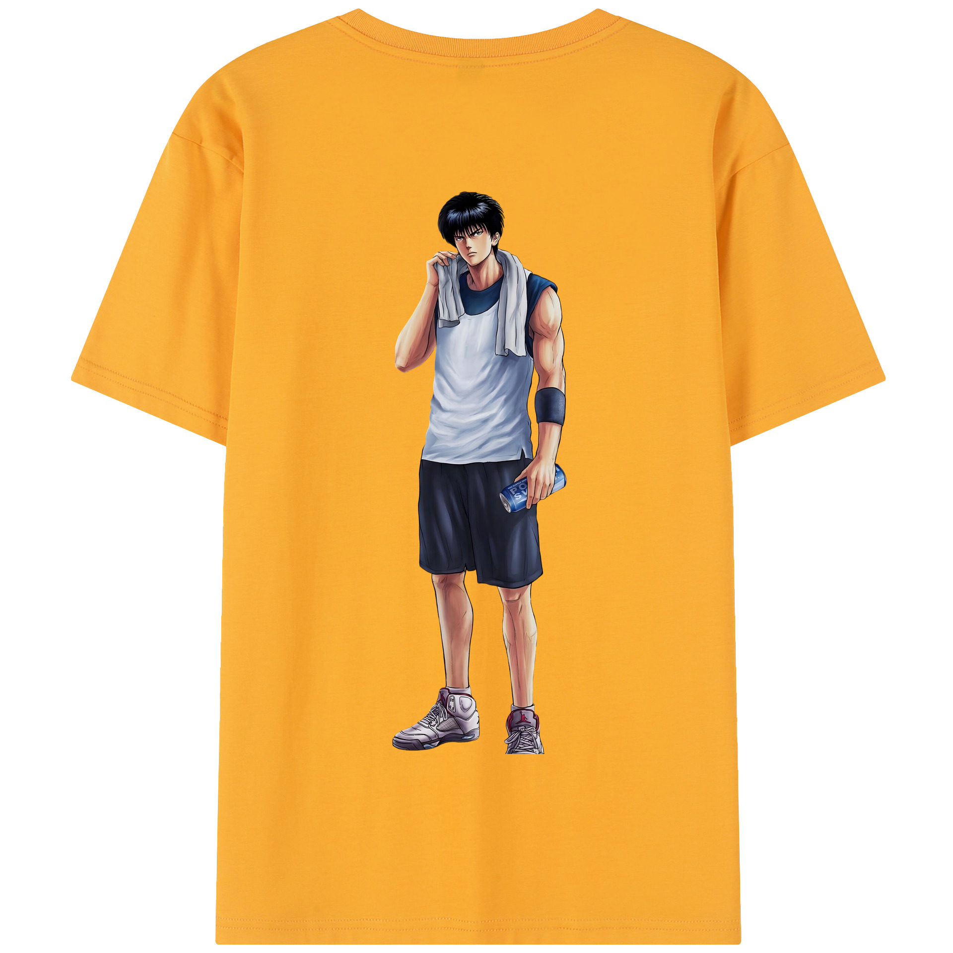 SLAM DUNK／スラムダンク 綿100％半袖Tシャツ（背面プリント）
