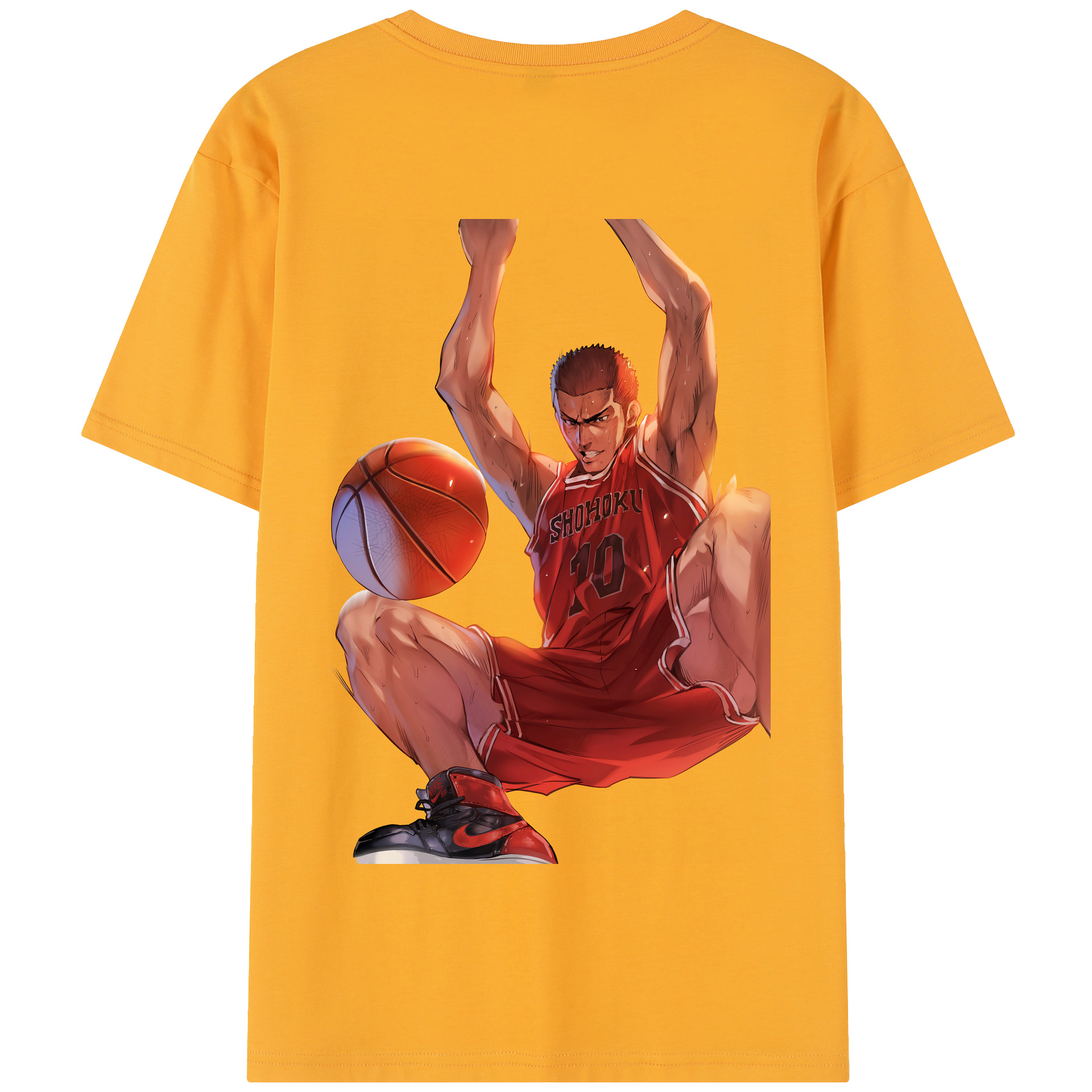 SLAM DUNK／スラムダンク 綿100％半袖Tシャツ（背面プリント）