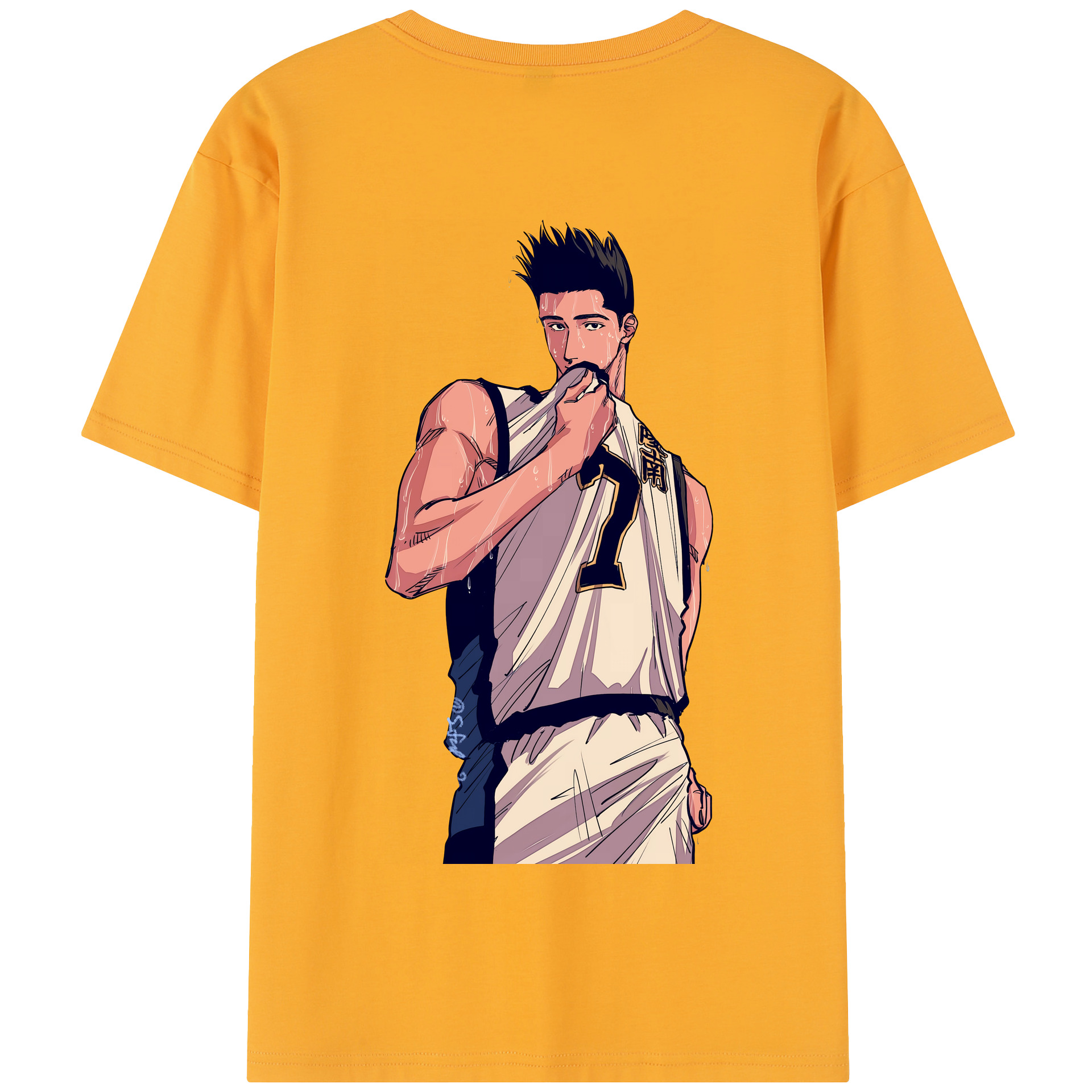 SLAM DUNK／スラムダンク 綿100％半袖Tシャツ（背面プリント）