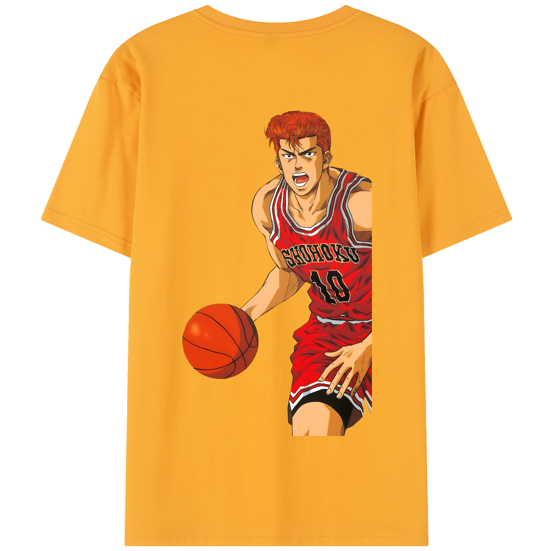 SLAM DUNK／スラムダンク 綿100％半袖Tシャツ（背面プリント）