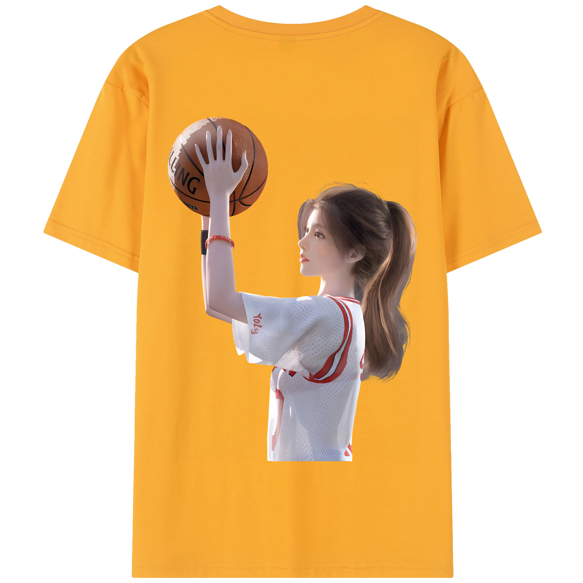 SLAM DUNK／スラムダンク 綿100％半袖Tシャツ（背面プリント）