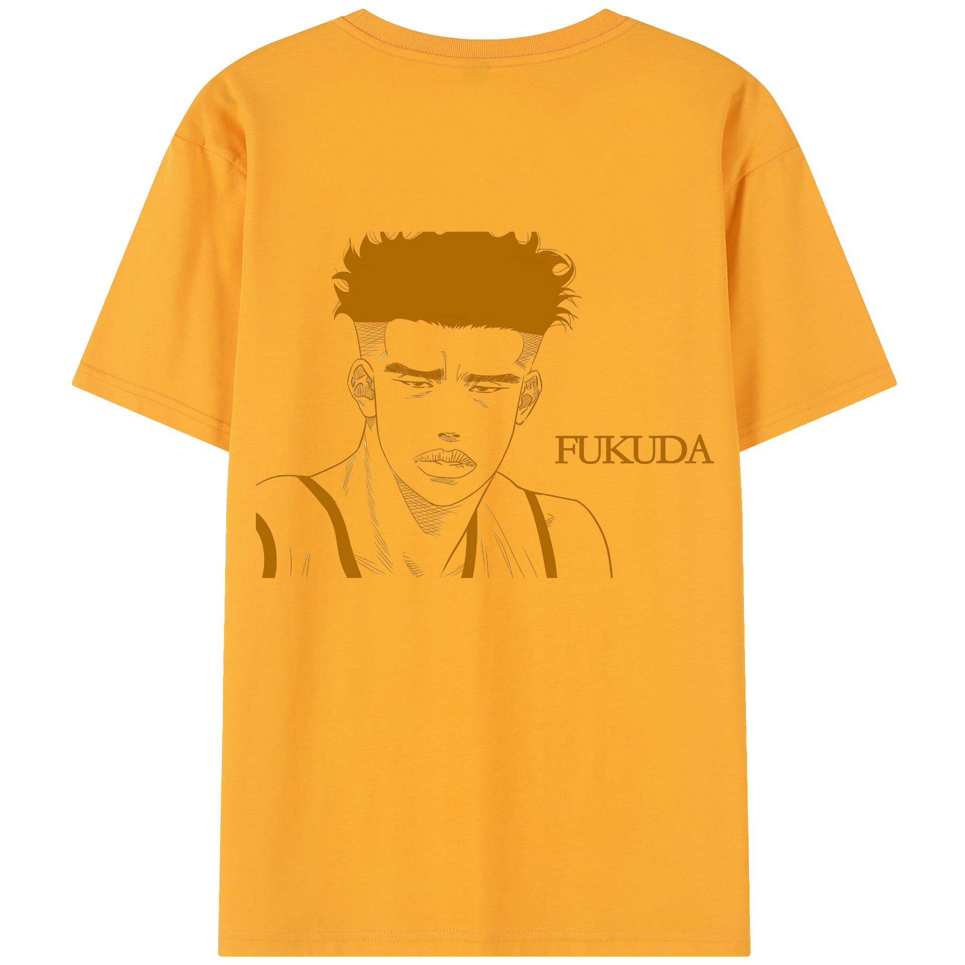 SLAM DUNK／スラムダンク 綿100％半袖Tシャツ（背面プリント）