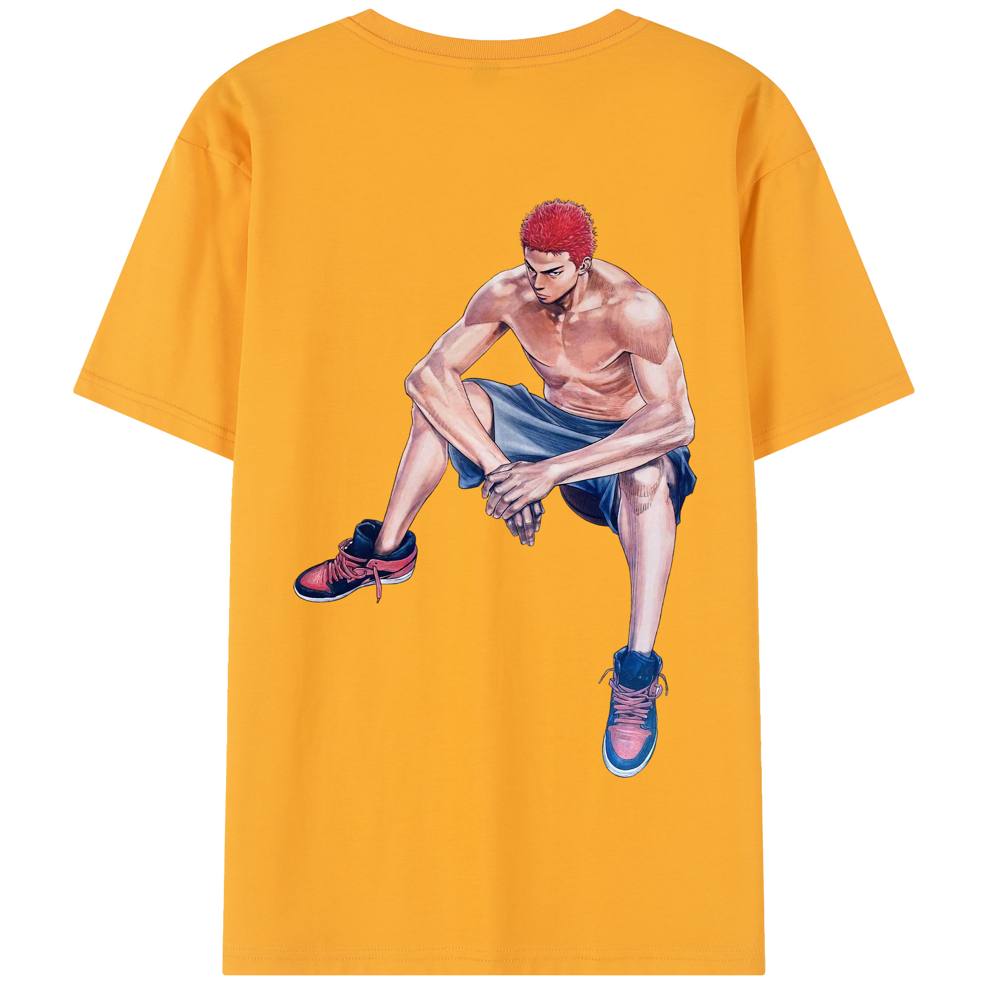 SLAM DUNK／スラムダンク 綿100％半袖Tシャツ（背面プリント）