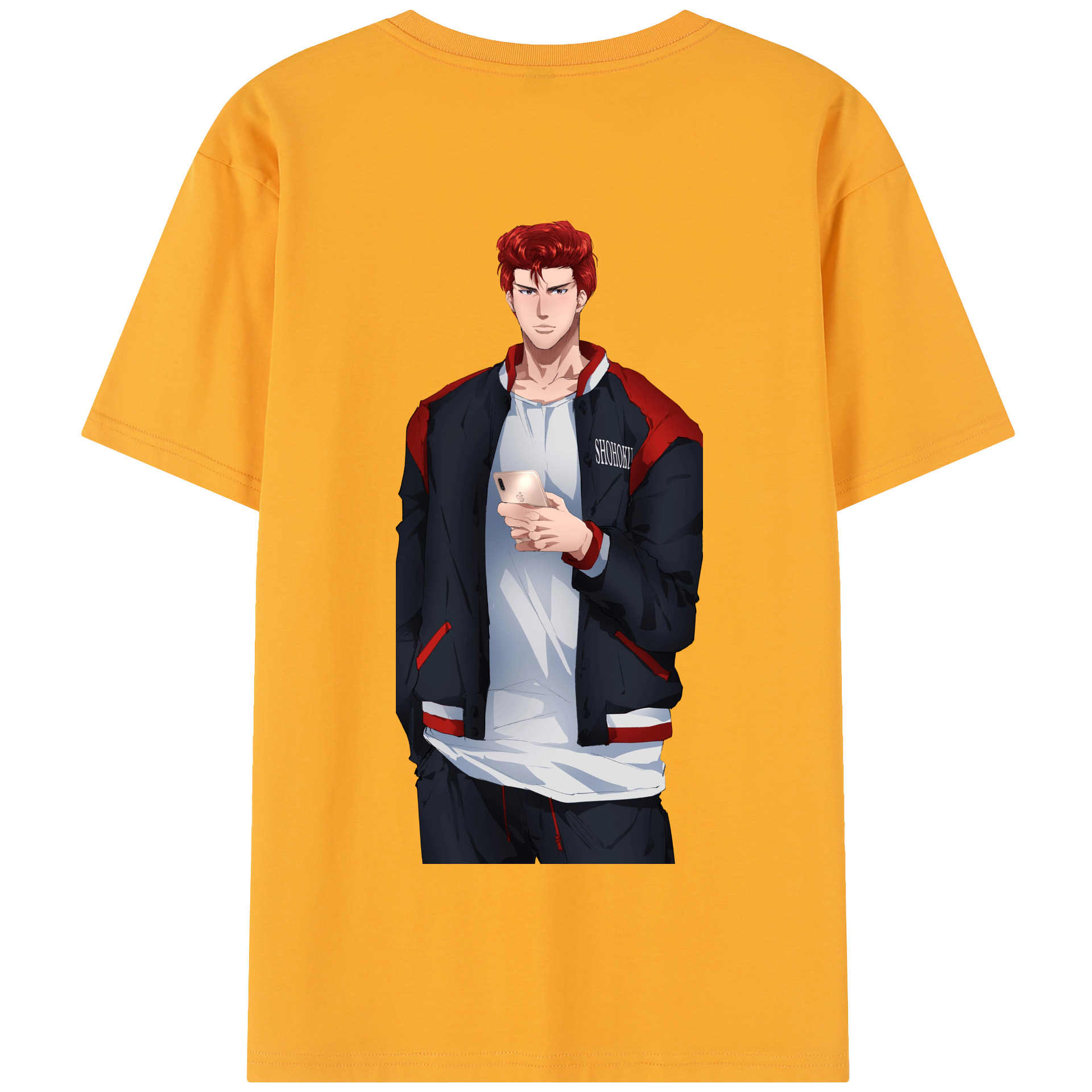 SLAM DUNK／スラムダンク 綿100％半袖Tシャツ（背面プリント）