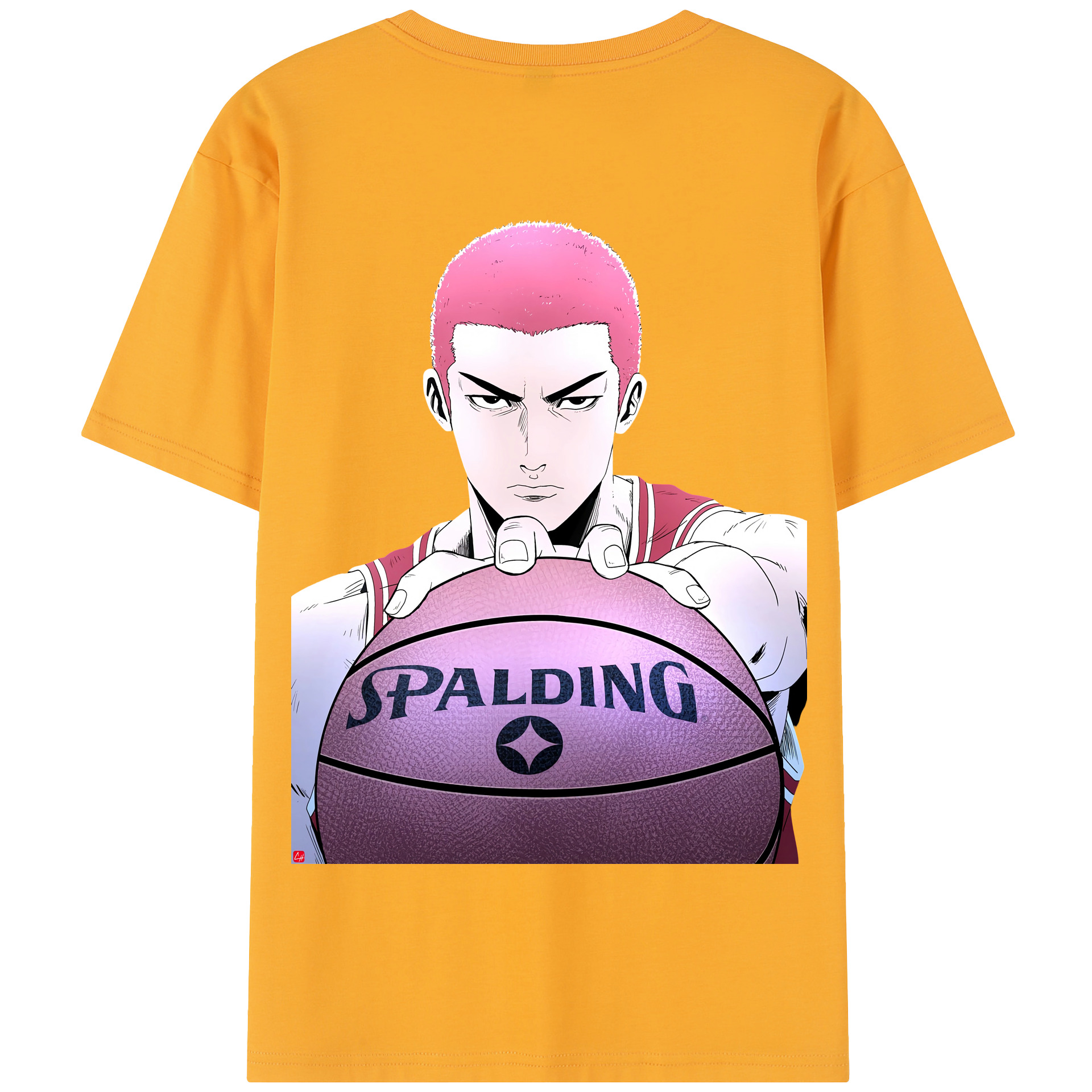 SLAM DUNK／スラムダンク 綿100％半袖Tシャツ（背面プリント）