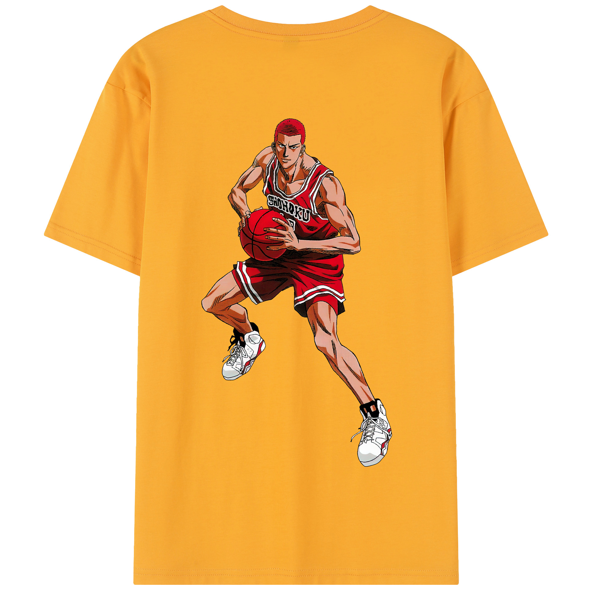 SLAM DUNK／スラムダンク 綿100％半袖Tシャツ（背面プリント）