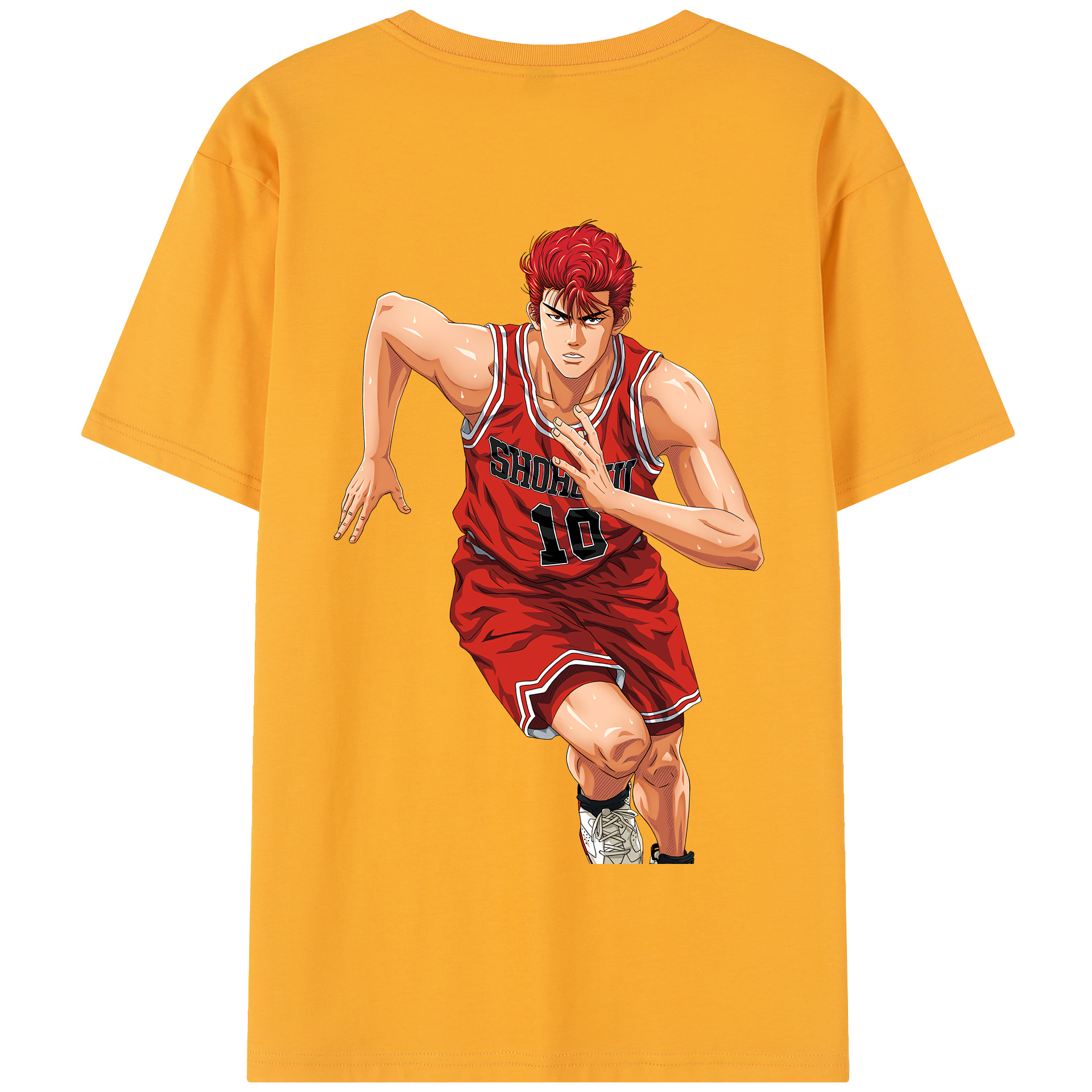 SLAM DUNK／スラムダンク 綿100％半袖Tシャツ（背面プリント）