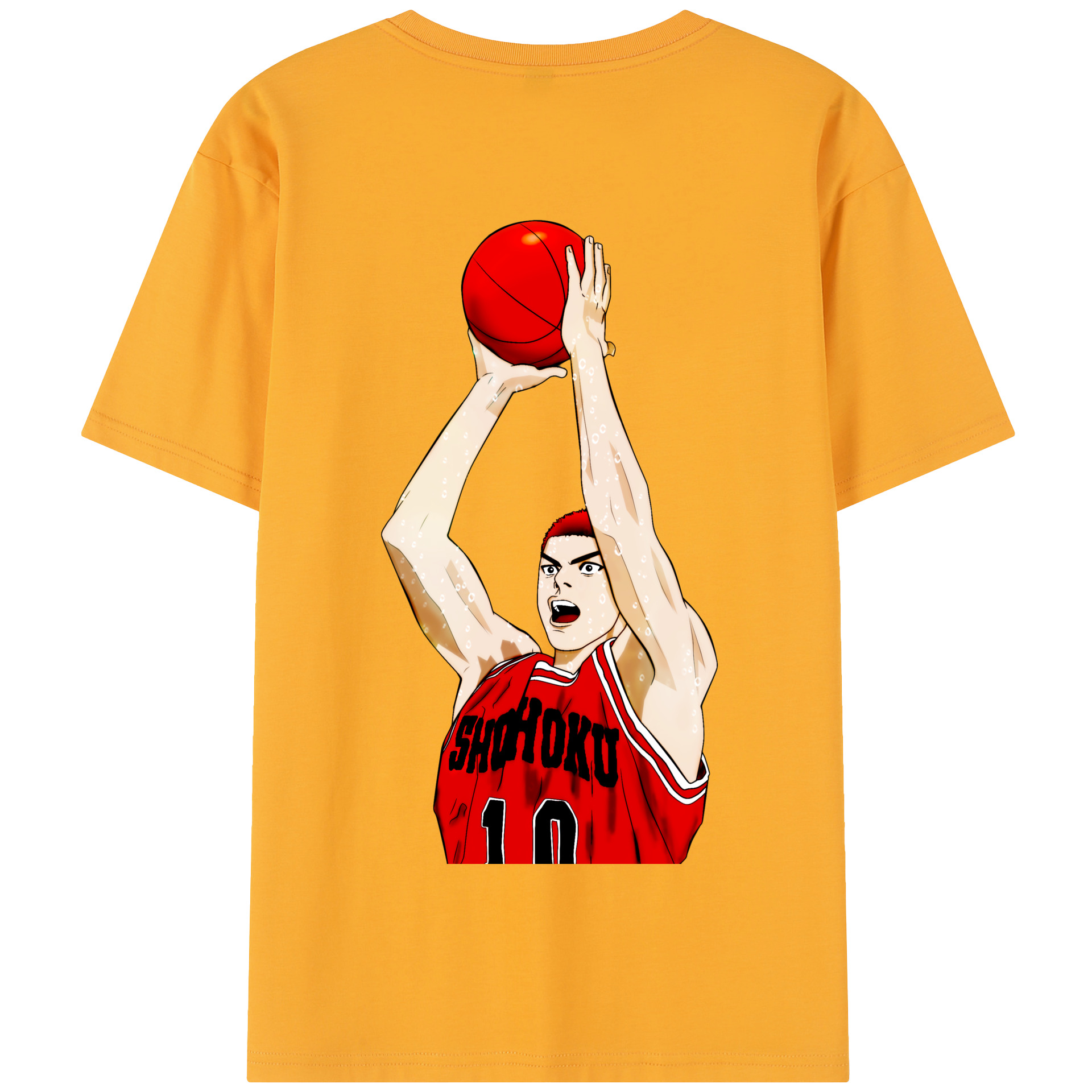 SLAM DUNK／スラムダンク 綿100％半袖Tシャツ（背面プリント）