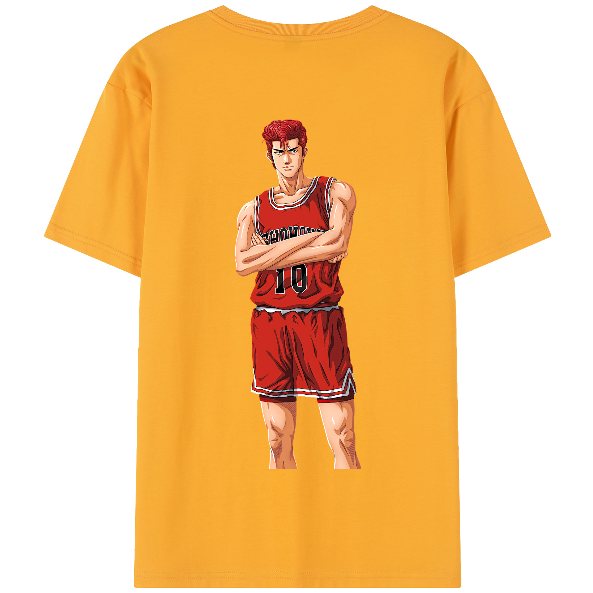 SLAM DUNK／スラムダンク 綿100％半袖Tシャツ（背面プリント）