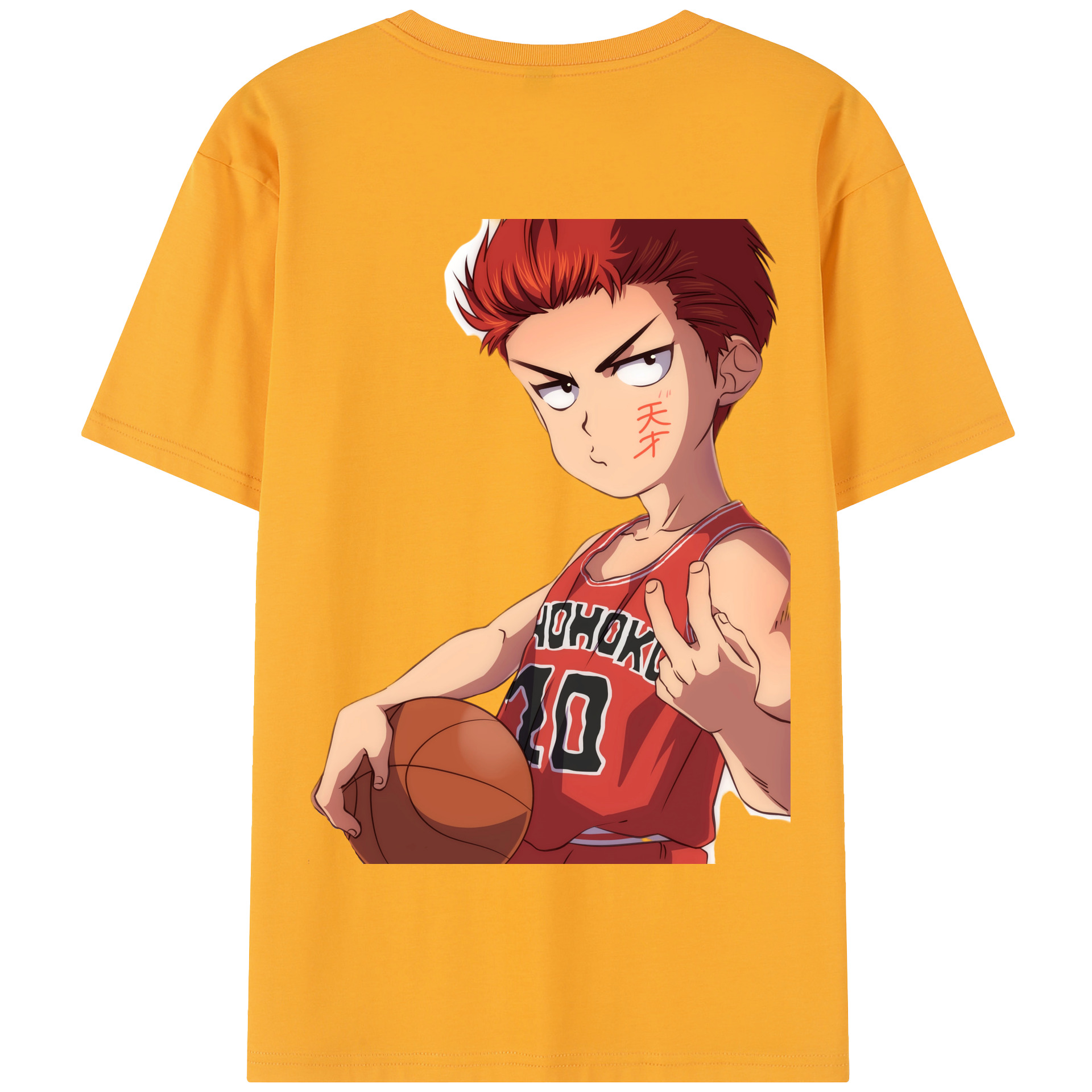 SLAM DUNK／スラムダンク 綿100％半袖Tシャツ（背面プリント）