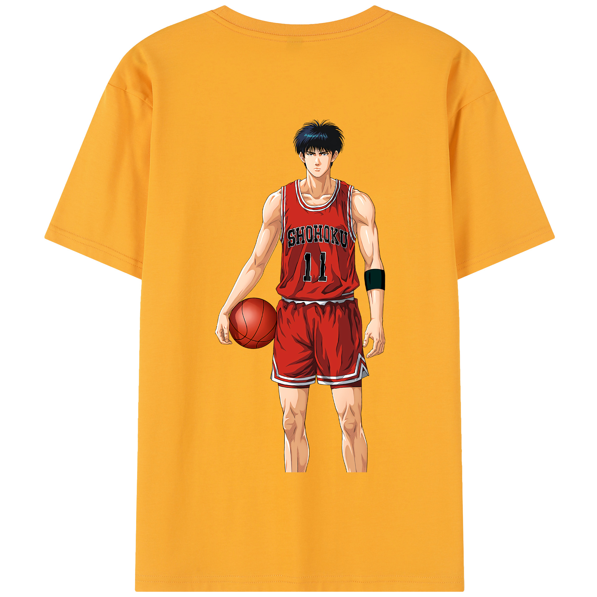 SLAM DUNK／スラムダンク 綿100％半袖Tシャツ（背面プリント）