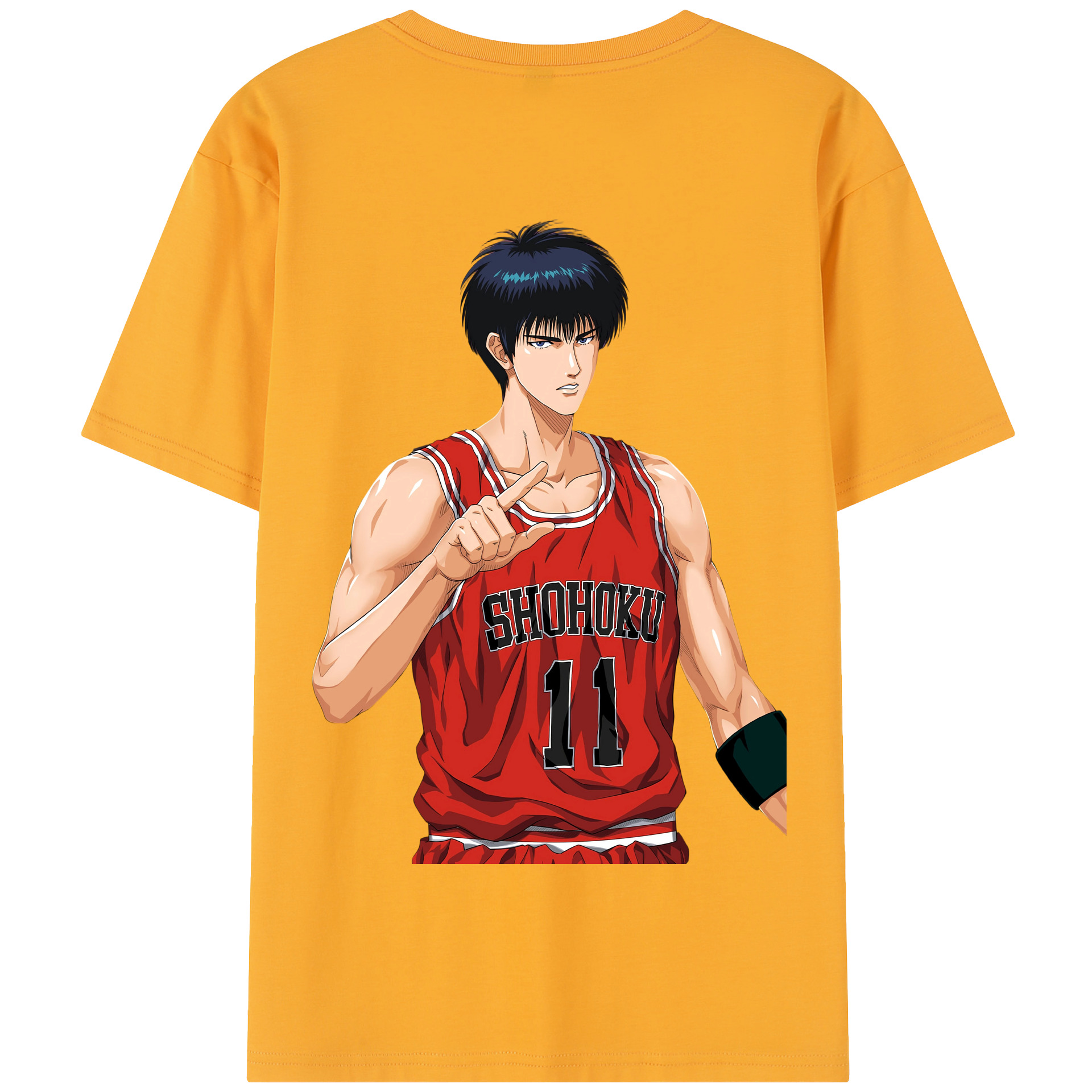 SLAM DUNK／スラムダンク 綿100％半袖Tシャツ（背面プリント）