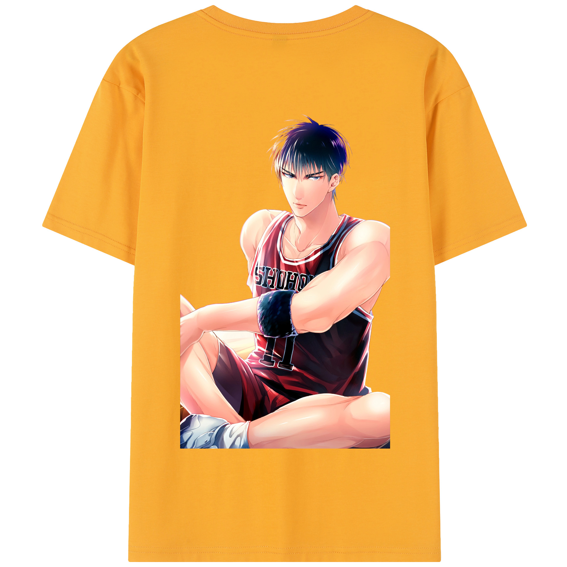 SLAM DUNK／スラムダンク 綿100％半袖Tシャツ（背面プリント）
