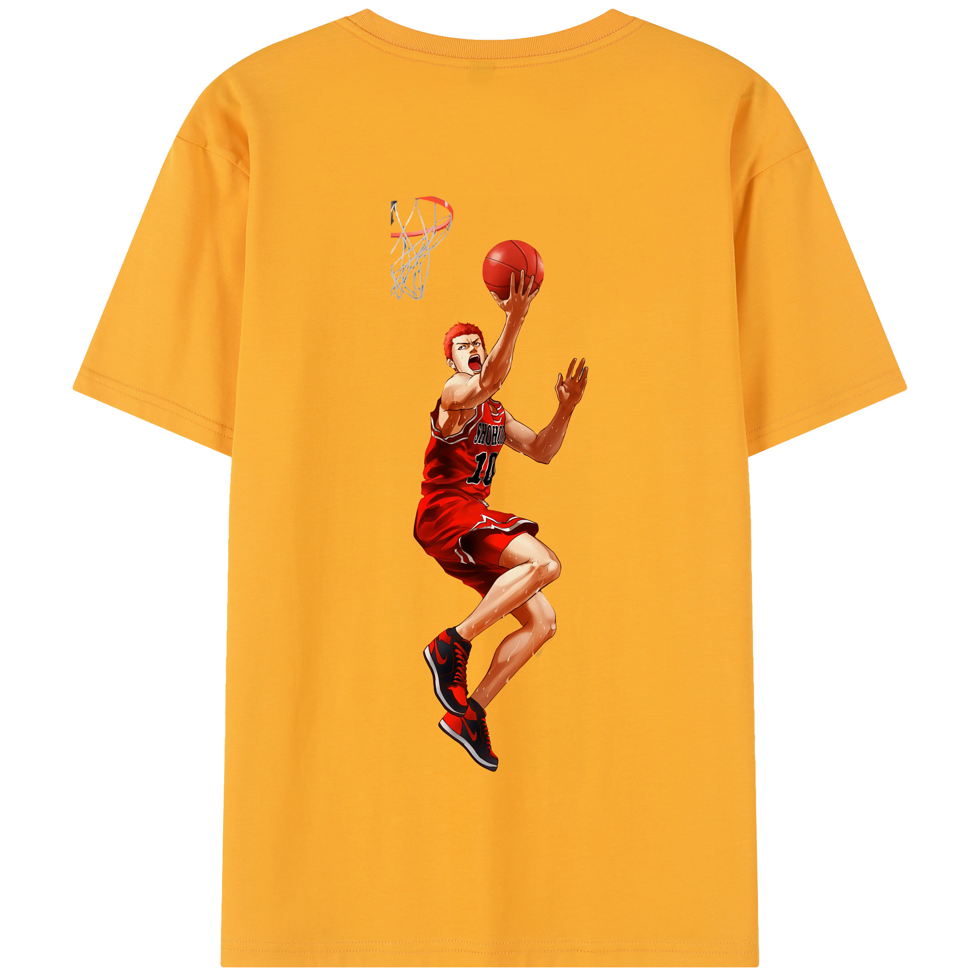 SLAM DUNK／スラムダンク 綿100％半袖Tシャツ（背面プリント）