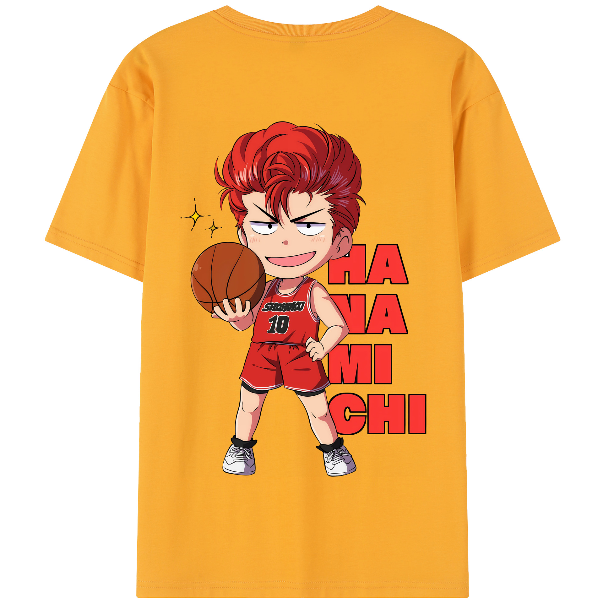 SLAM DUNK／スラムダンク 綿100％半袖Tシャツ（背面プリント）