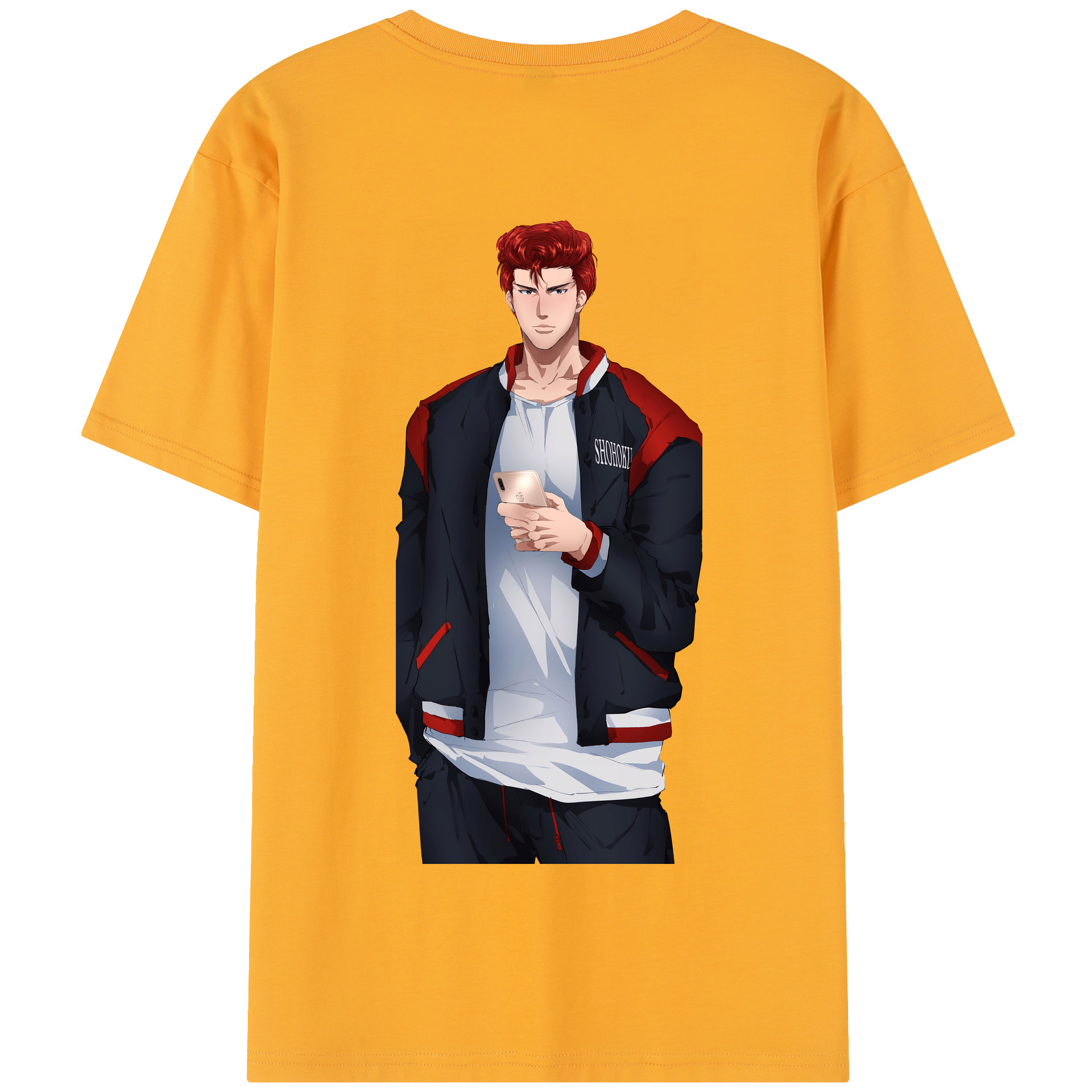 SLAM DUNK／スラムダンク 綿100％半袖Tシャツ（背面プリント）